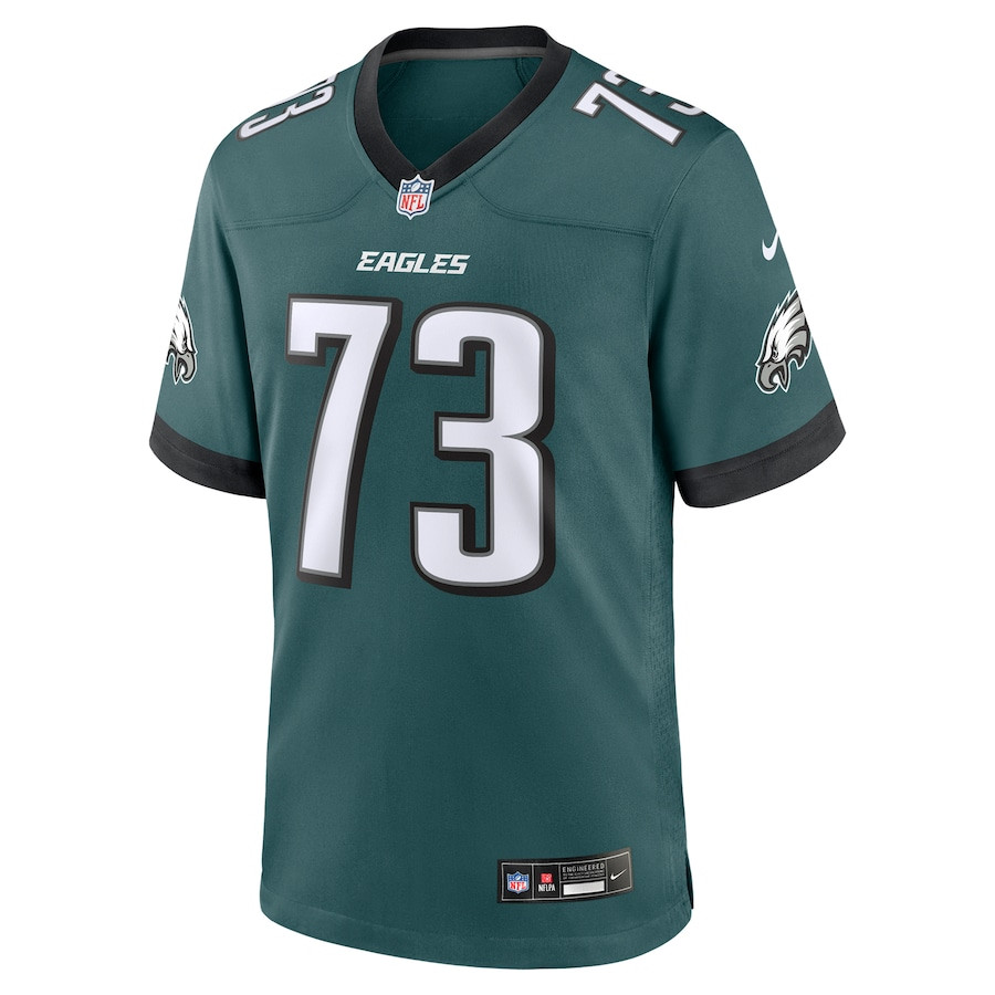 Alternative view of Le'Raven Clark 73 Philadelphia Eagles Team Game Men Jersey - Midnight Green JS6415 nicesnker