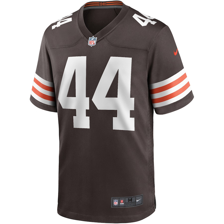 Alternative view of Leroy Kelly 44 Cleveland Browns Men Game Retired Jersey - Brown JS9788 nicesnker
