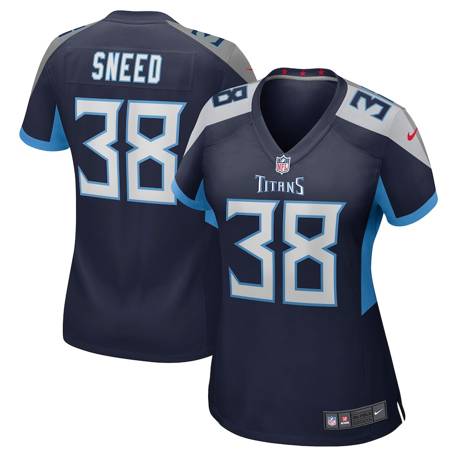 L'Jarius Sneed 38 Tennessee Titans Women's Team Game Jersey - Navy JS2525 nicesnker