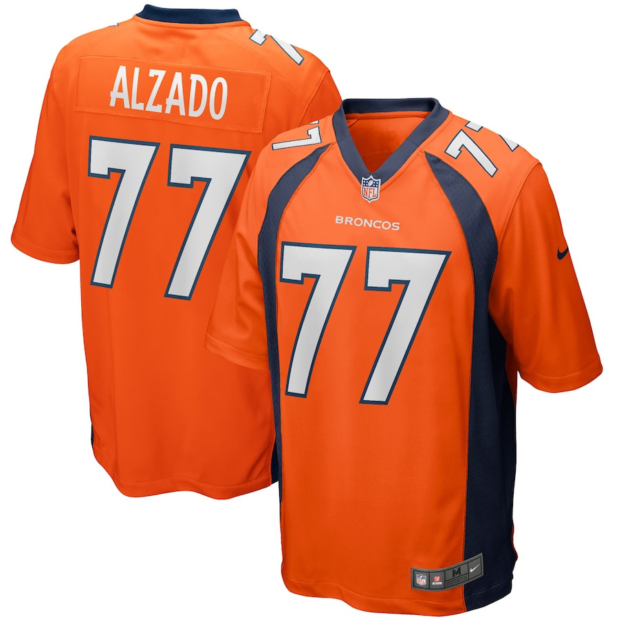 Lyle Alzado 77 Denver Broncos Men Game Retired Jersey - Orange JS2251 nicesnker