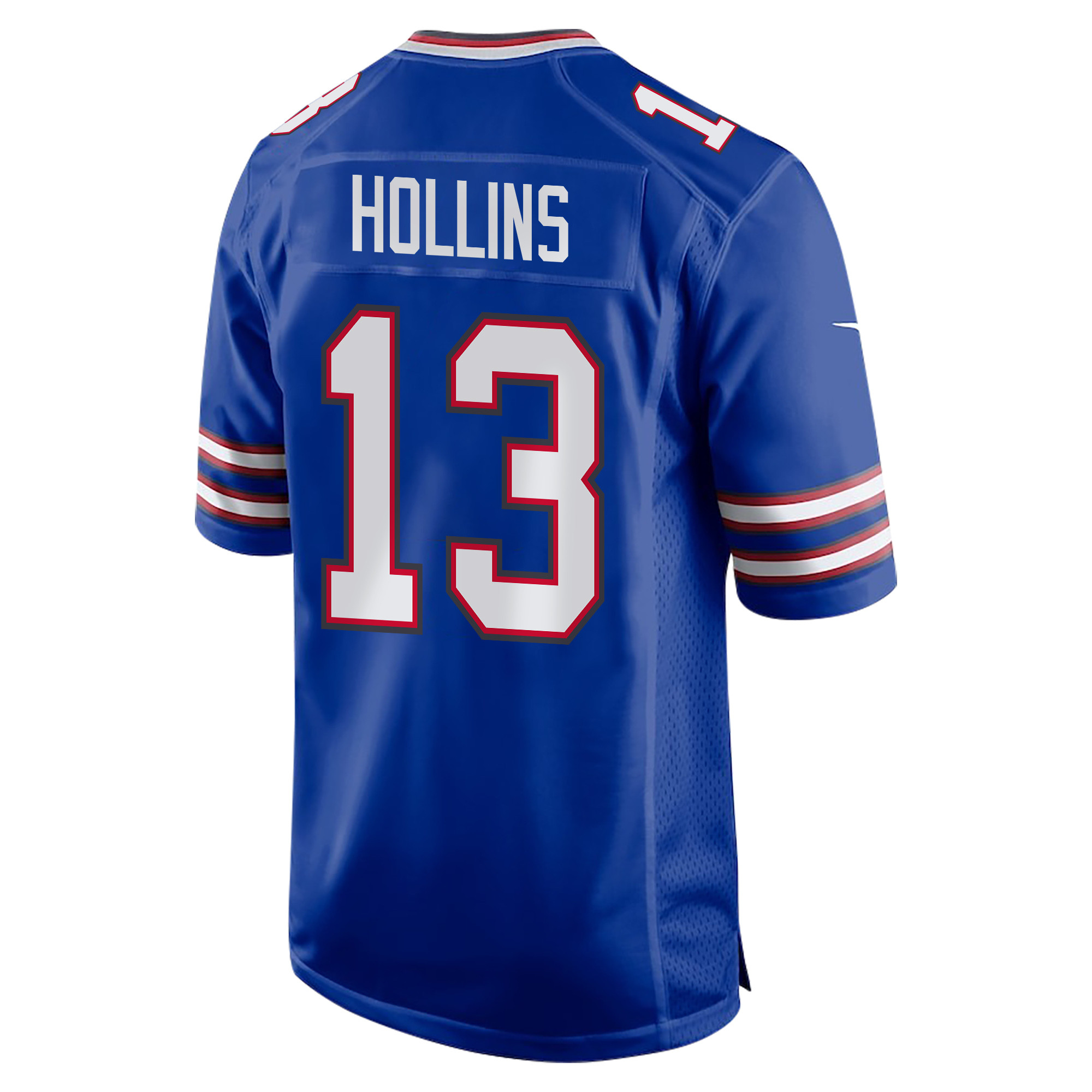 Alternative view of Mack Hollins 13 Buffalo Bills Super Bowl LIX Champions Patch Game Men Jersey - Royal JS3578 nicesnker