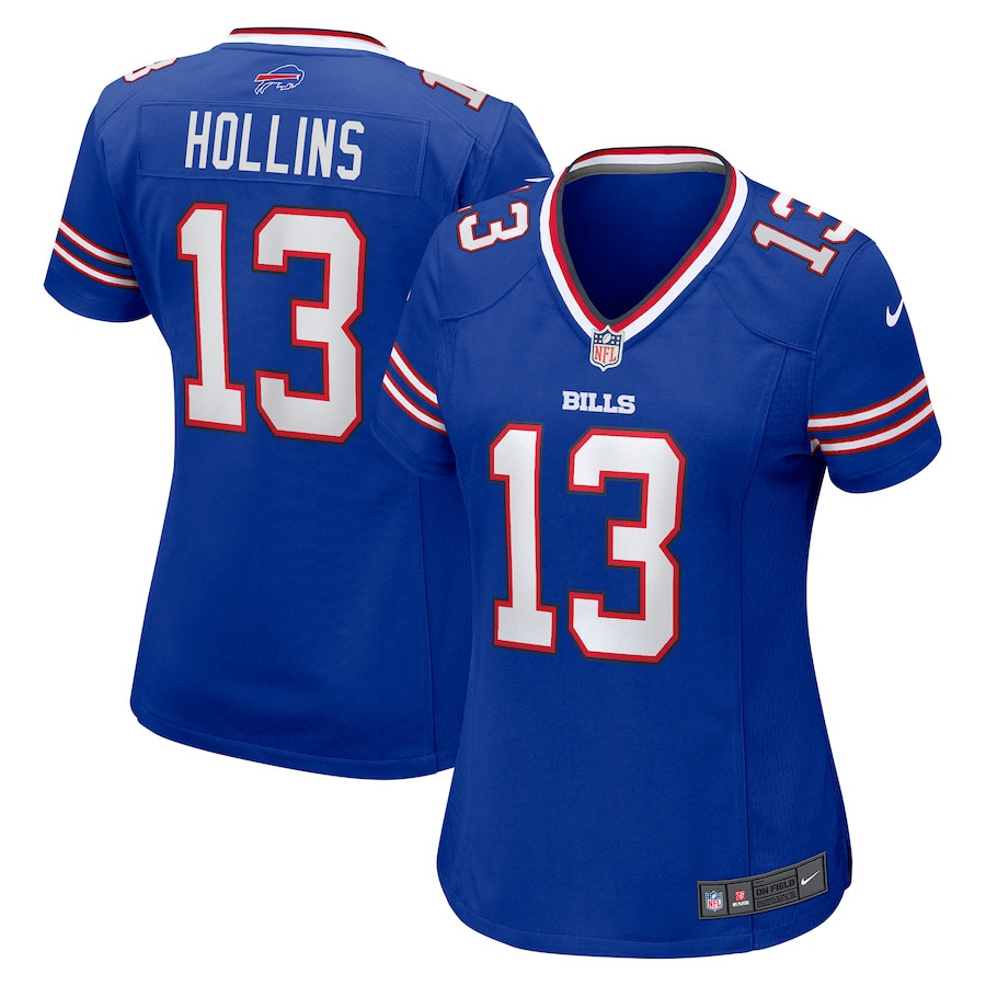 Mack Hollins 13 Buffalo Bills Women's Game Jersey - Royal JS8893 nicesnker