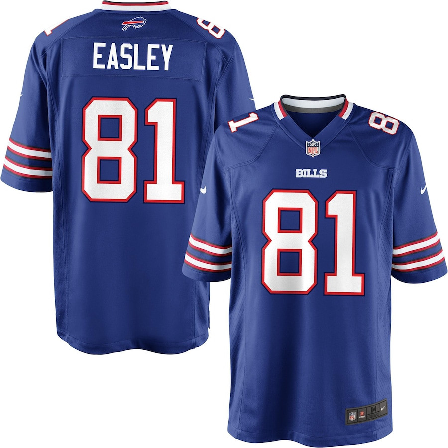 Marcus Easley 81 Buffalo Bills YOUTH Team Color Game Jersey JS6396 nicesnker