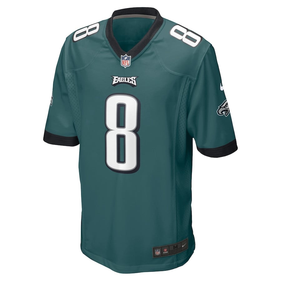 Alternative view of Marcus Mariota 8 Philadelphia Eagles Game Men Jersey - Midnight Green JS7473 nicesnker