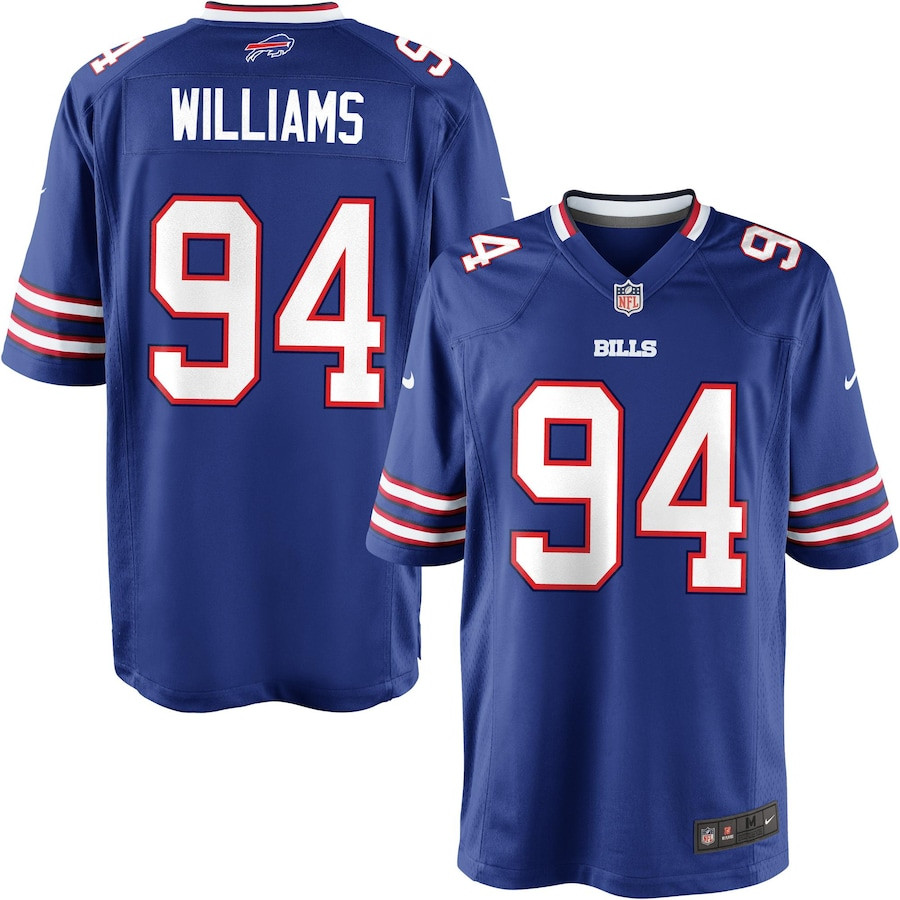 Mario Williams 94 Buffalo Bills YOUTH Team Color Game Jersey JS9238 nicesnker