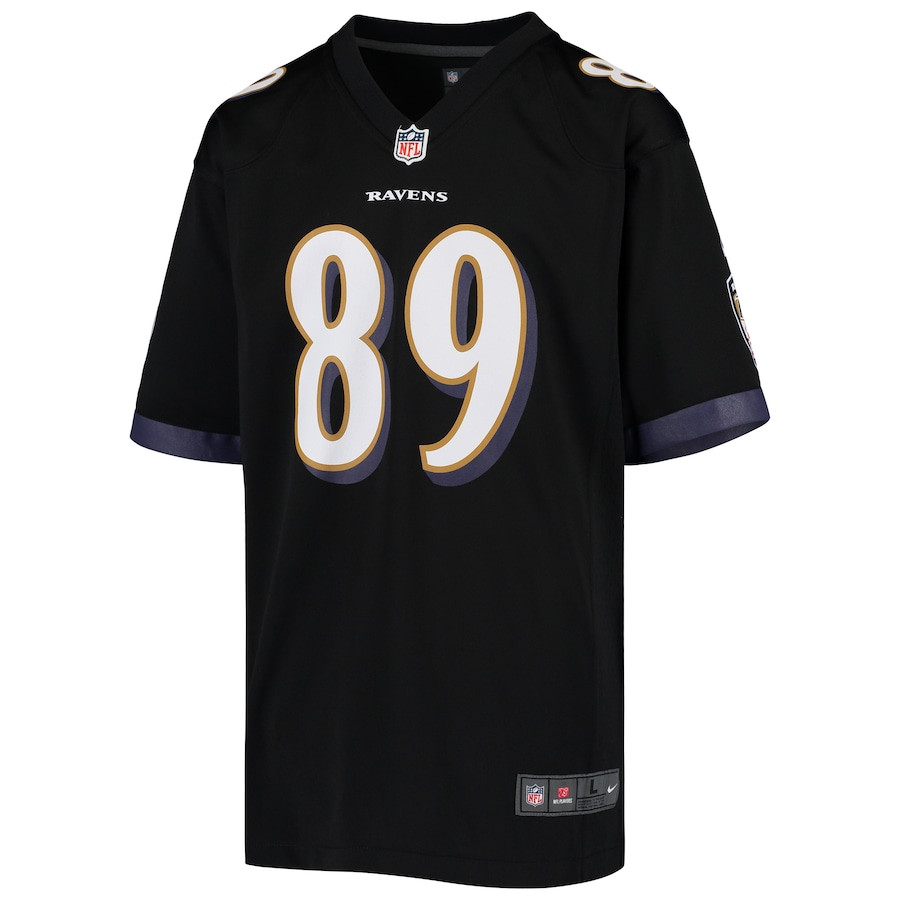 Alternative view of Mark Andrews 89 Baltimore Ravens YOUTH Game Jersey - Black JS6529 nicesnker
