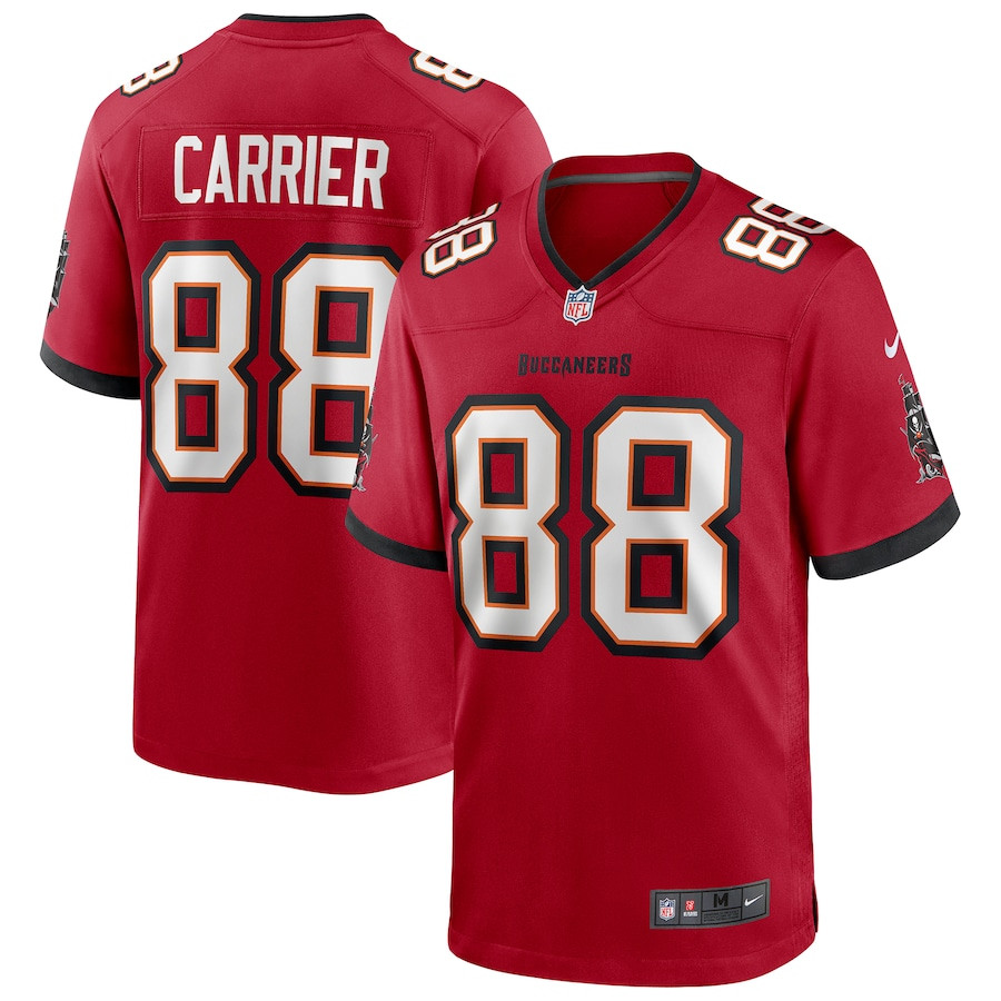 Mark Carrier 88 Tampa Bay Buccaneers Men Game Retired Jersey - Red JS2841 nicesnker