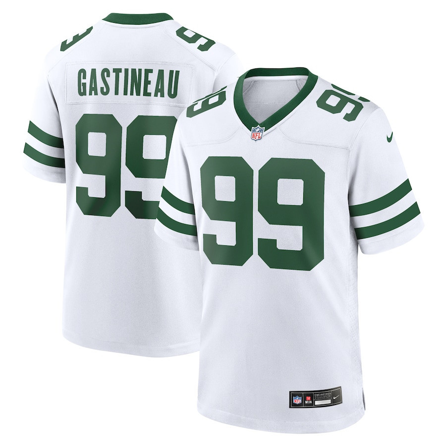 Mark Gastineau 99 New York Jets Game Jersey Retired Player - Men White JS2705 nicesnker