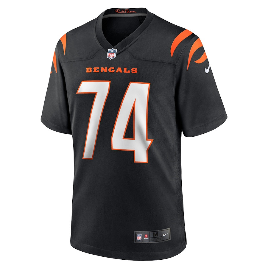 Alternative view of Max Scharping 74 Cincinnati Bengals Team Game Men Jersey - Black JS8162 nicesnker