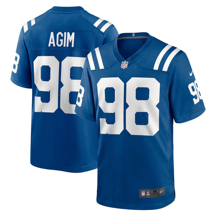 McTelvin Agim 98 Indianapolis Colts Game Men Jersey - Royal JS3168 nicesnker
