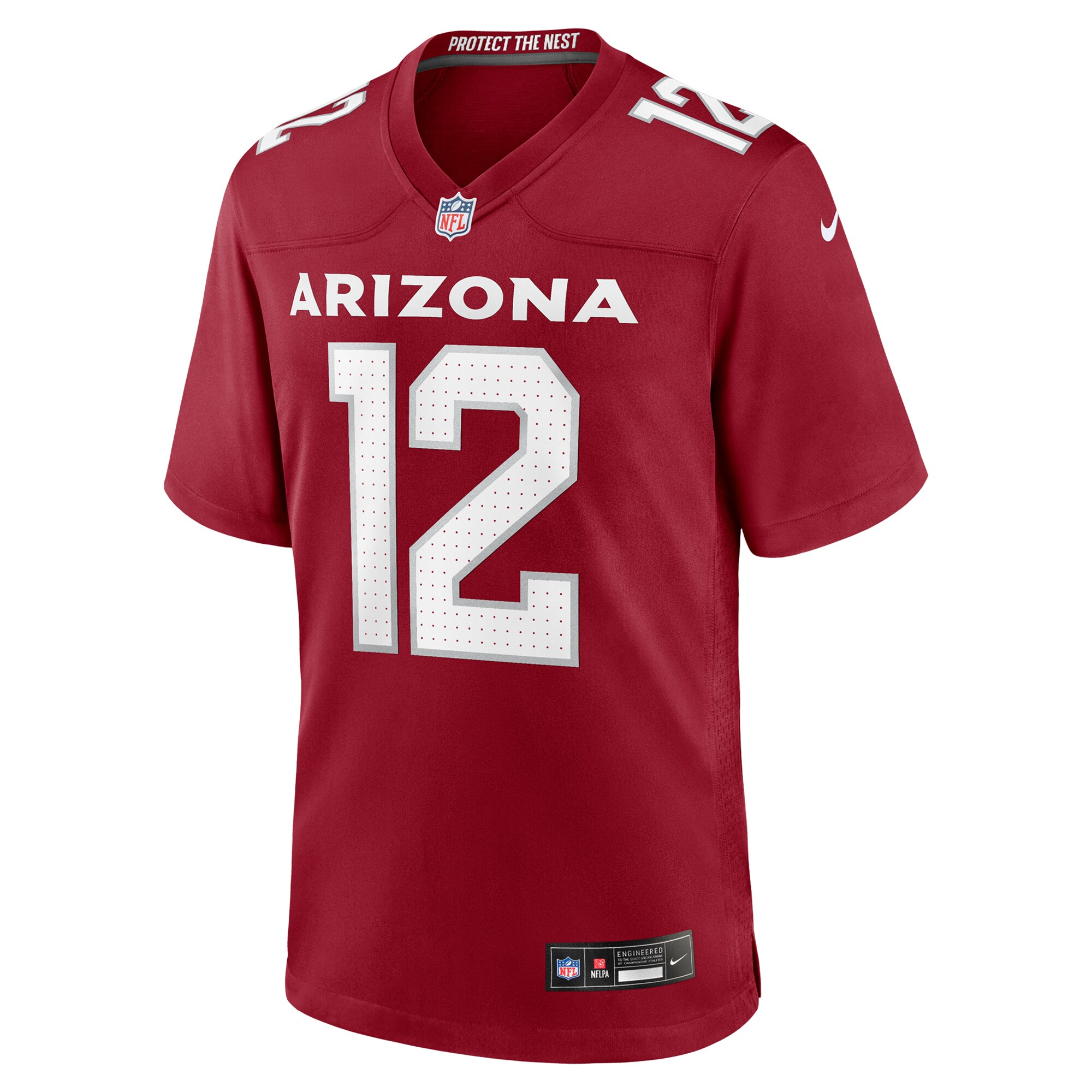 Alternative view of Men's Arizona Cardinals Blake Gillikin Cardinal Team Game Jersey JS7717 nicesnker