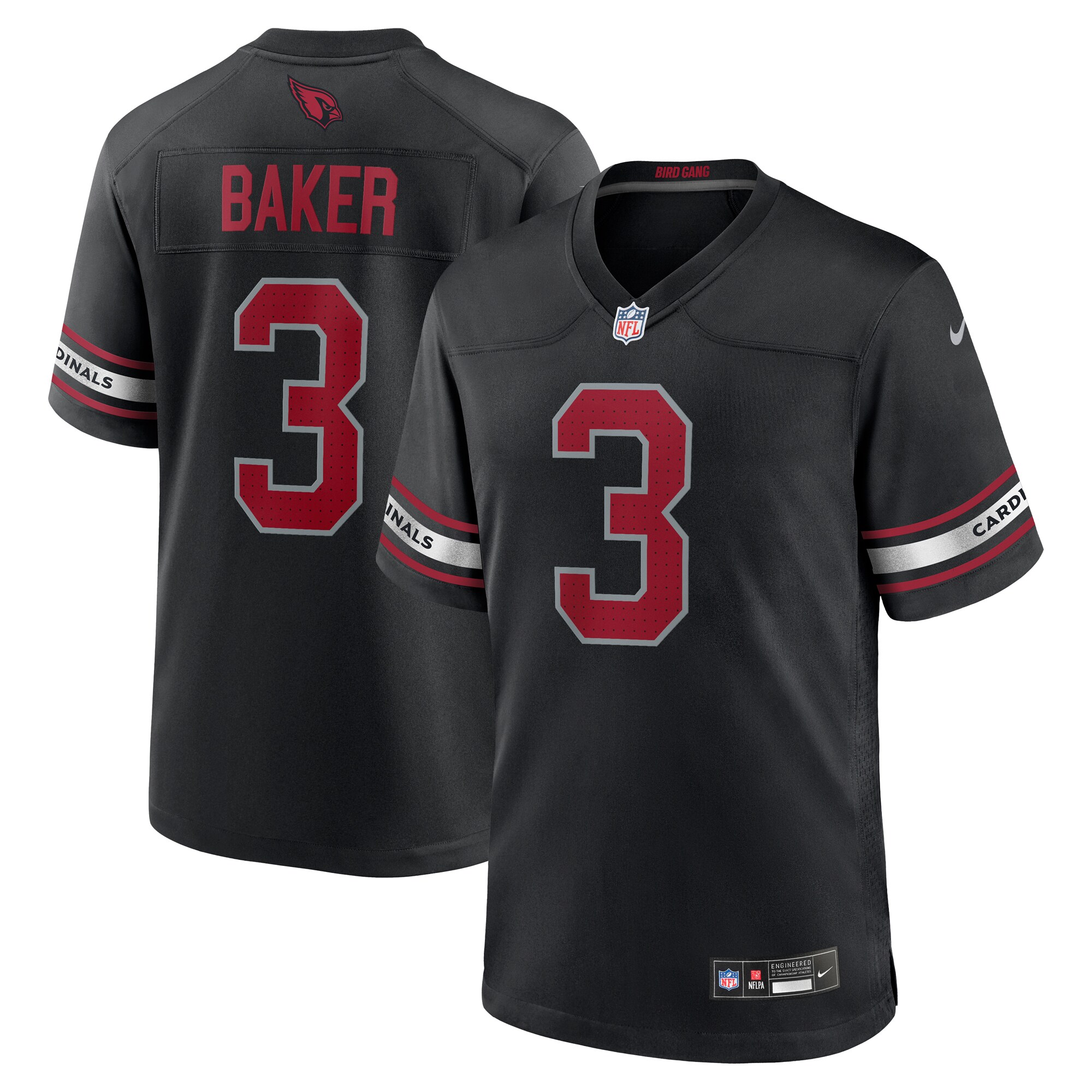 Men's Arizona Cardinals Budda Baker Black Game Jersey JS1366 nicesnker
