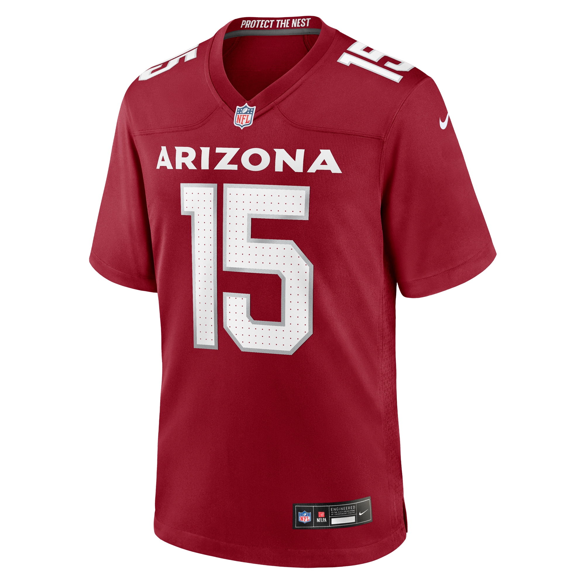 Alternative view of Men's Arizona Cardinals Clayton Tune Cardinal Game Jersey JS6947 nicesnker