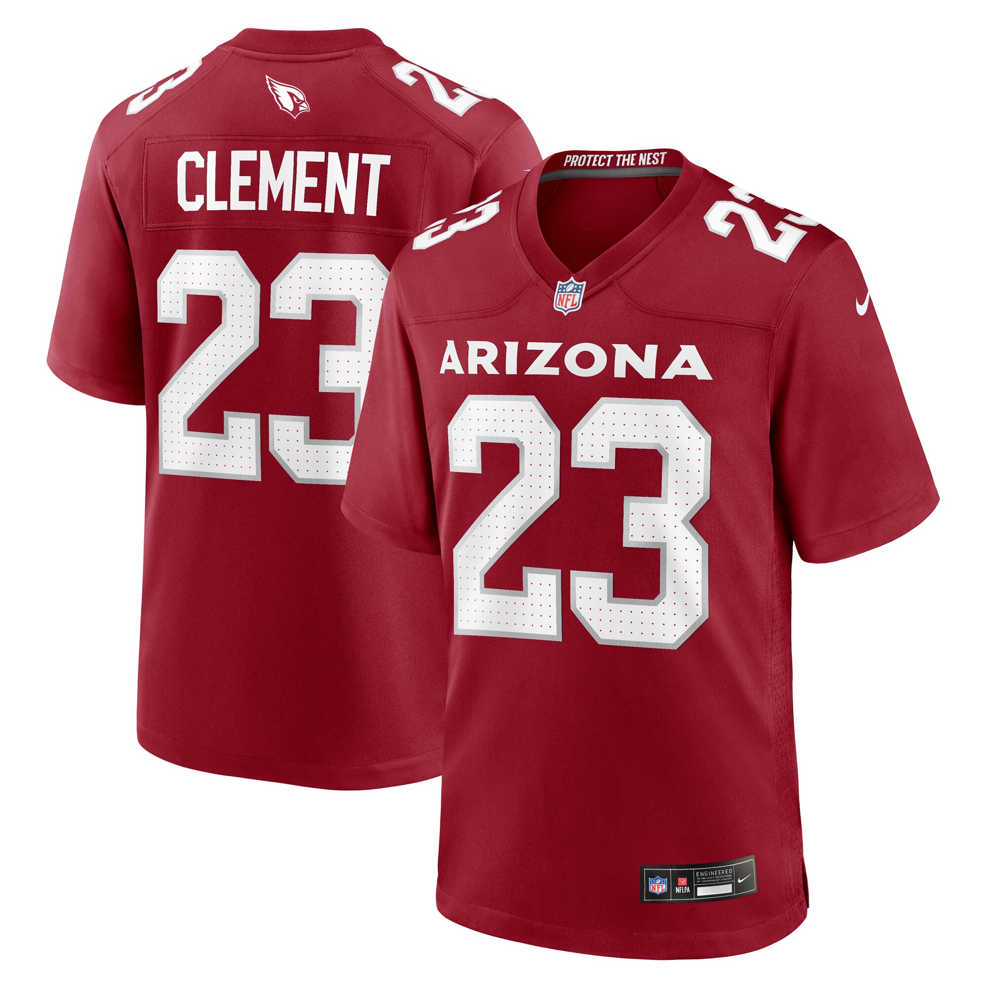Men's Arizona Cardinals Corey Clement Cardinal Team Game Jersey JS2146 nicesnker