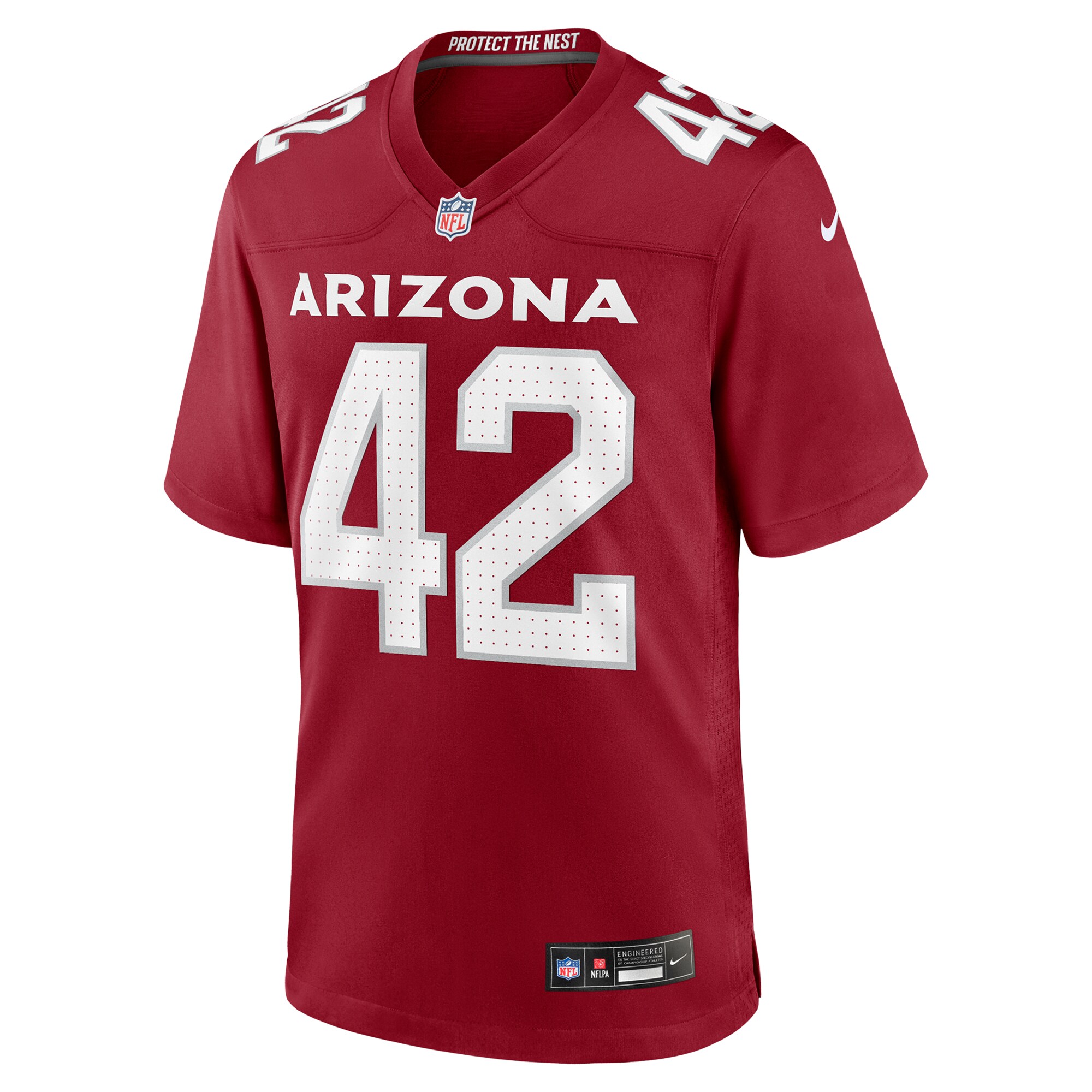 Alternative view of Men's Arizona Cardinals Dadrion Taylor-Demerson Cardinal Team Game Jersey JS4583 nicesnker