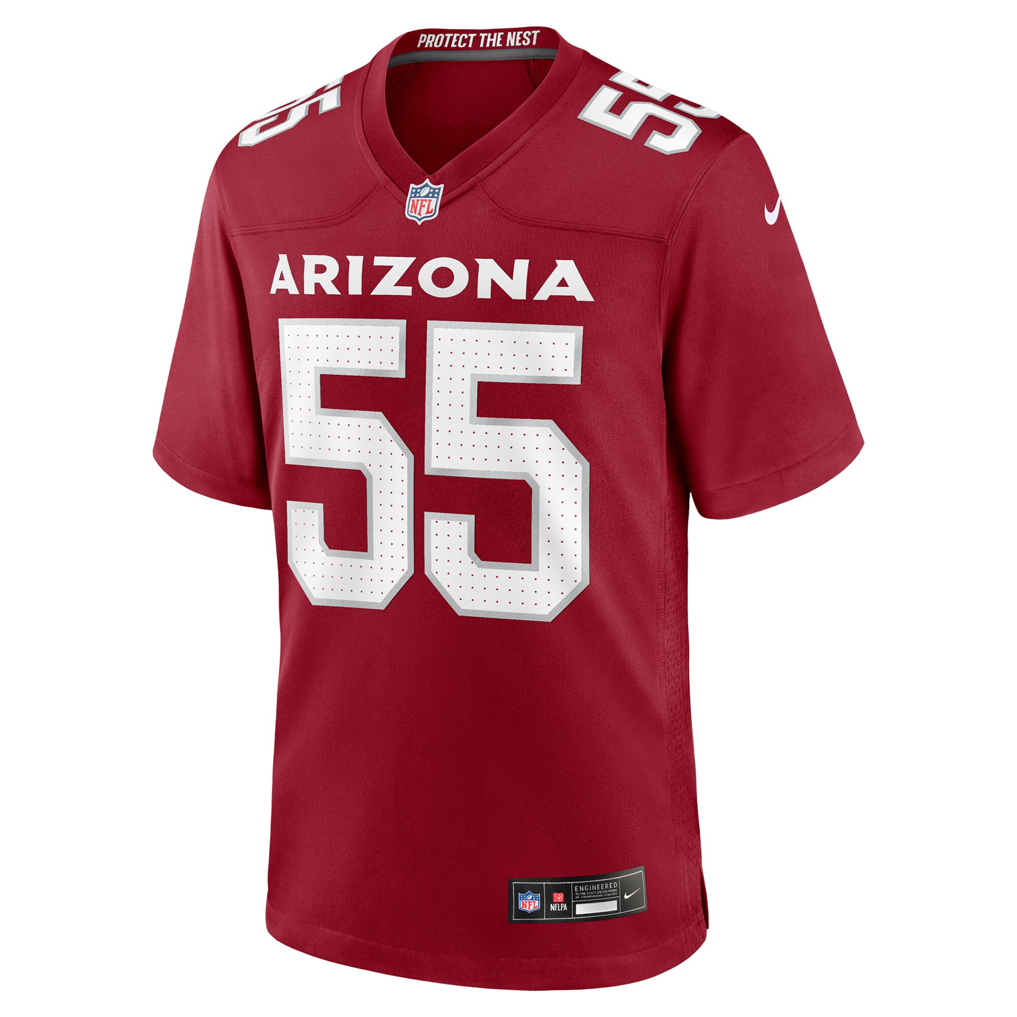 Alternative view of Men's Arizona Cardinals Dante Stills Cardinal Team Game Jersey JS3718 nicesnker