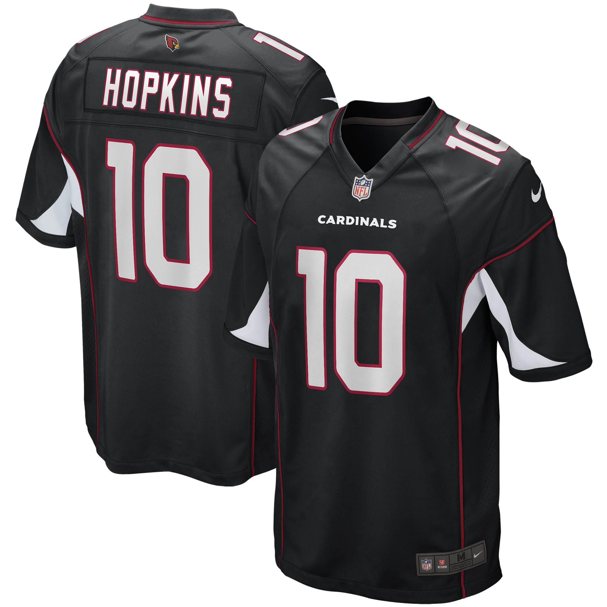 Men's Arizona Cardinals DeAndre Hopkins Black Game Jersey JS9965 nicesnker