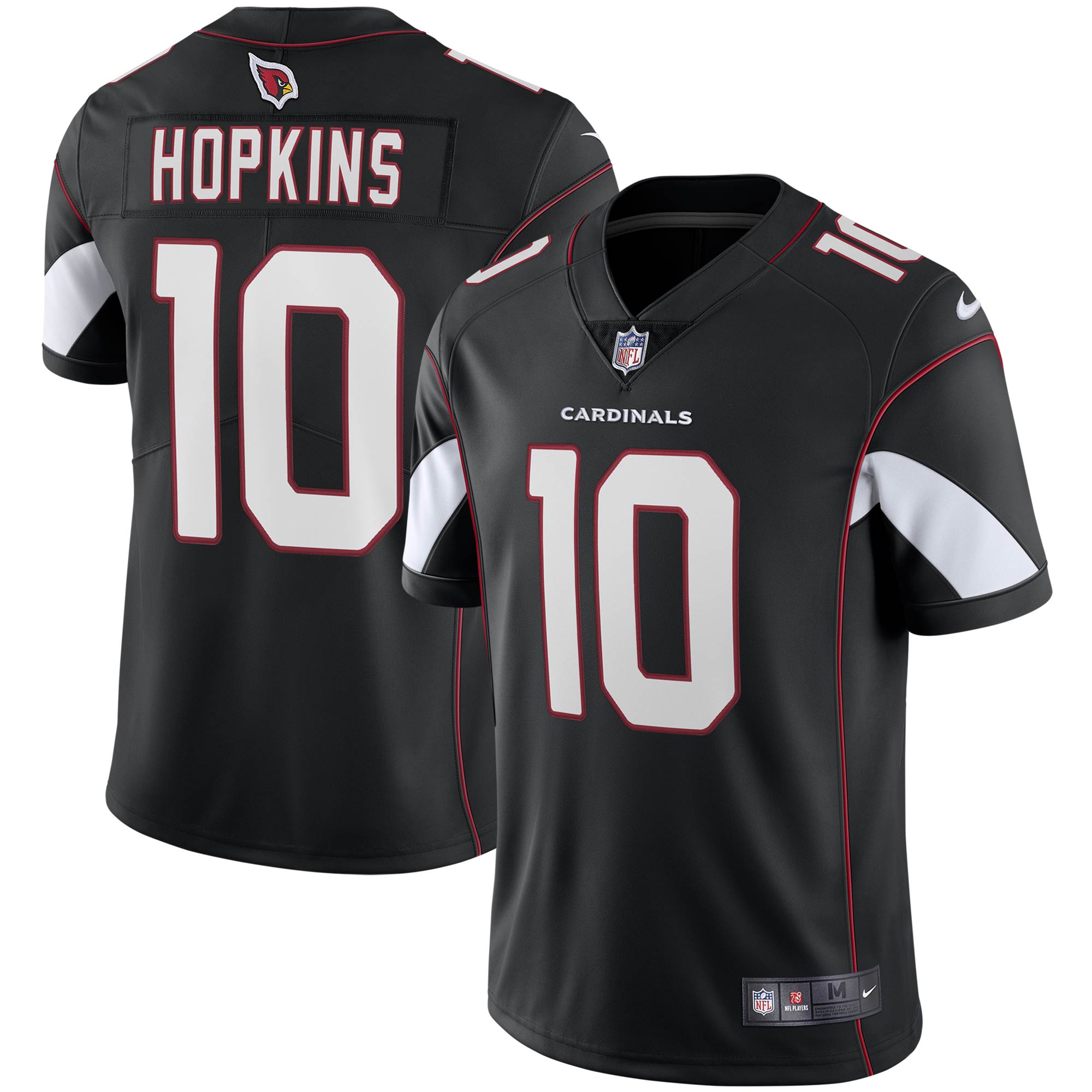 Men's Arizona Cardinals DeAndre Hopkins Black Vapor Limited Jersey JS9145 nicesnker