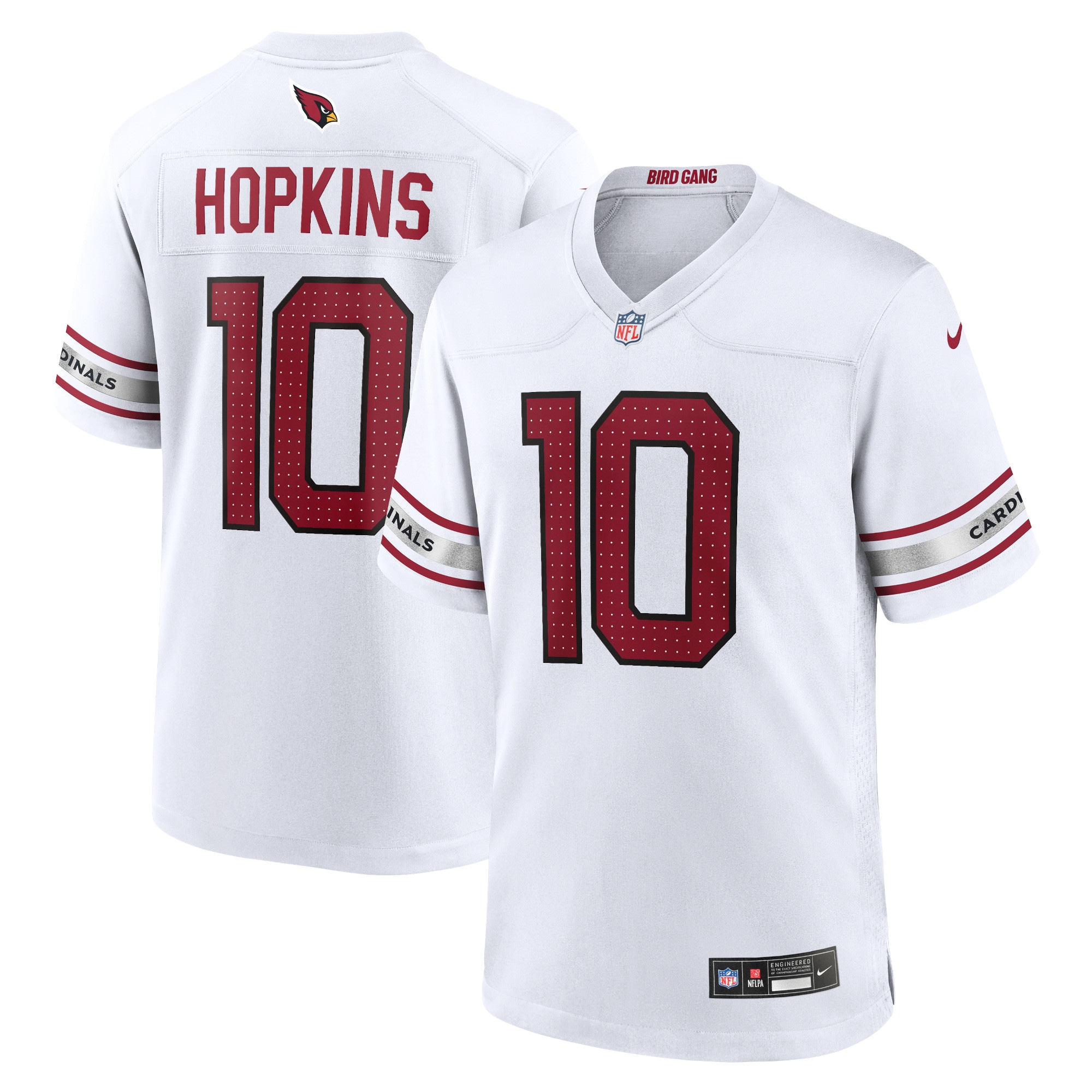 Men's Arizona Cardinals DeAndre Hopkins White Game Player Jersey JS6741 nicesnker