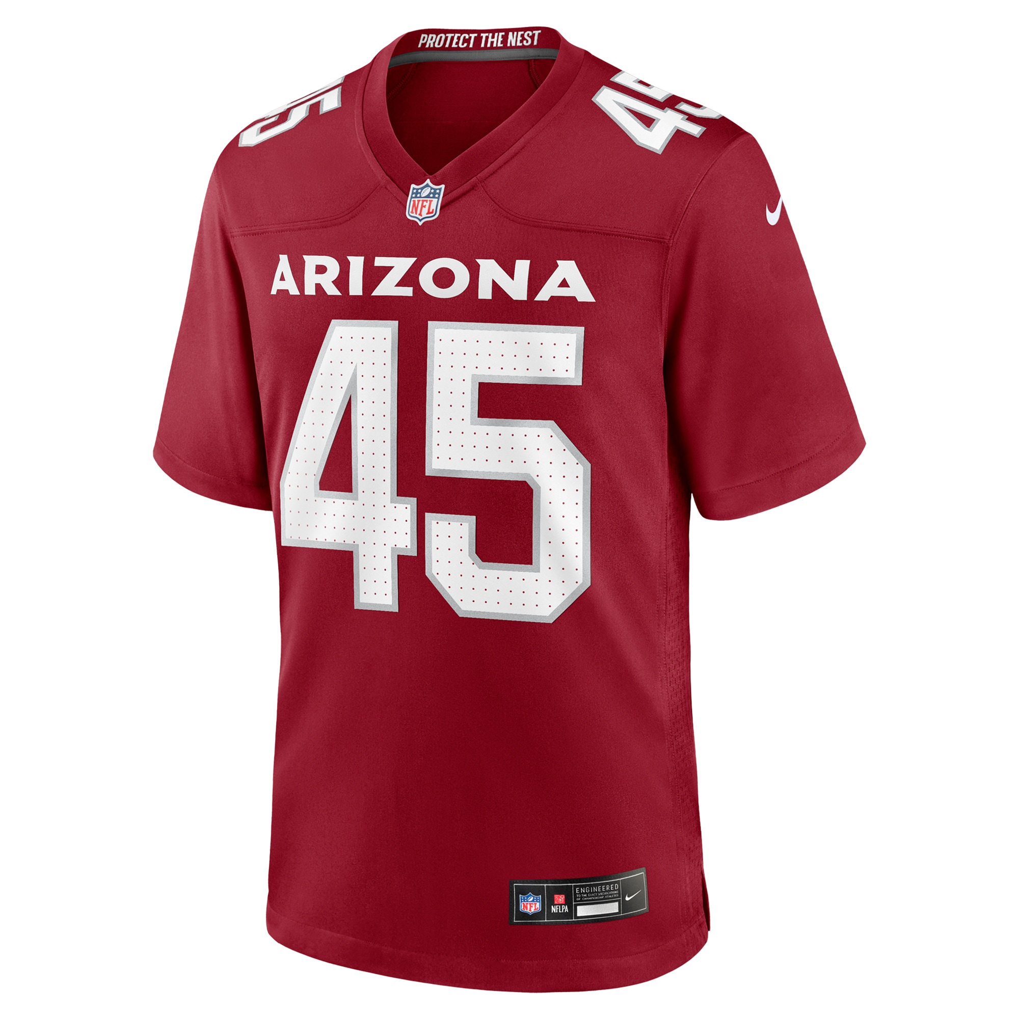 Alternative view of Men's Arizona Cardinals Dennis Gardeck Cardinal Team Game Jersey JS3626 nicesnker