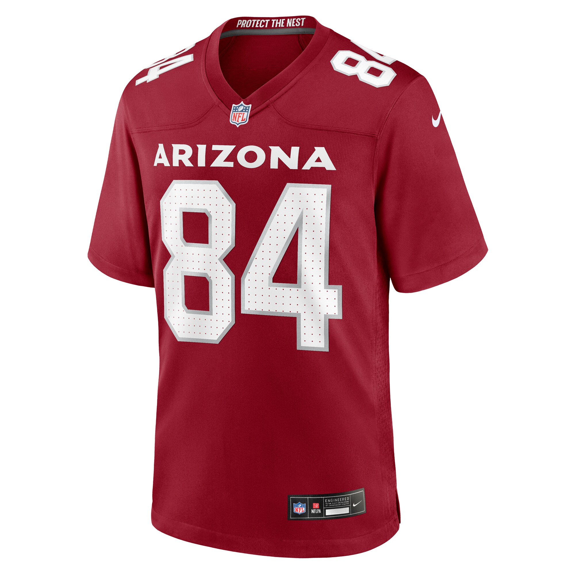 Alternative view of Men's Arizona Cardinals Elijah Higgins Cardinal Team Game Jersey JS3647 nicesnker