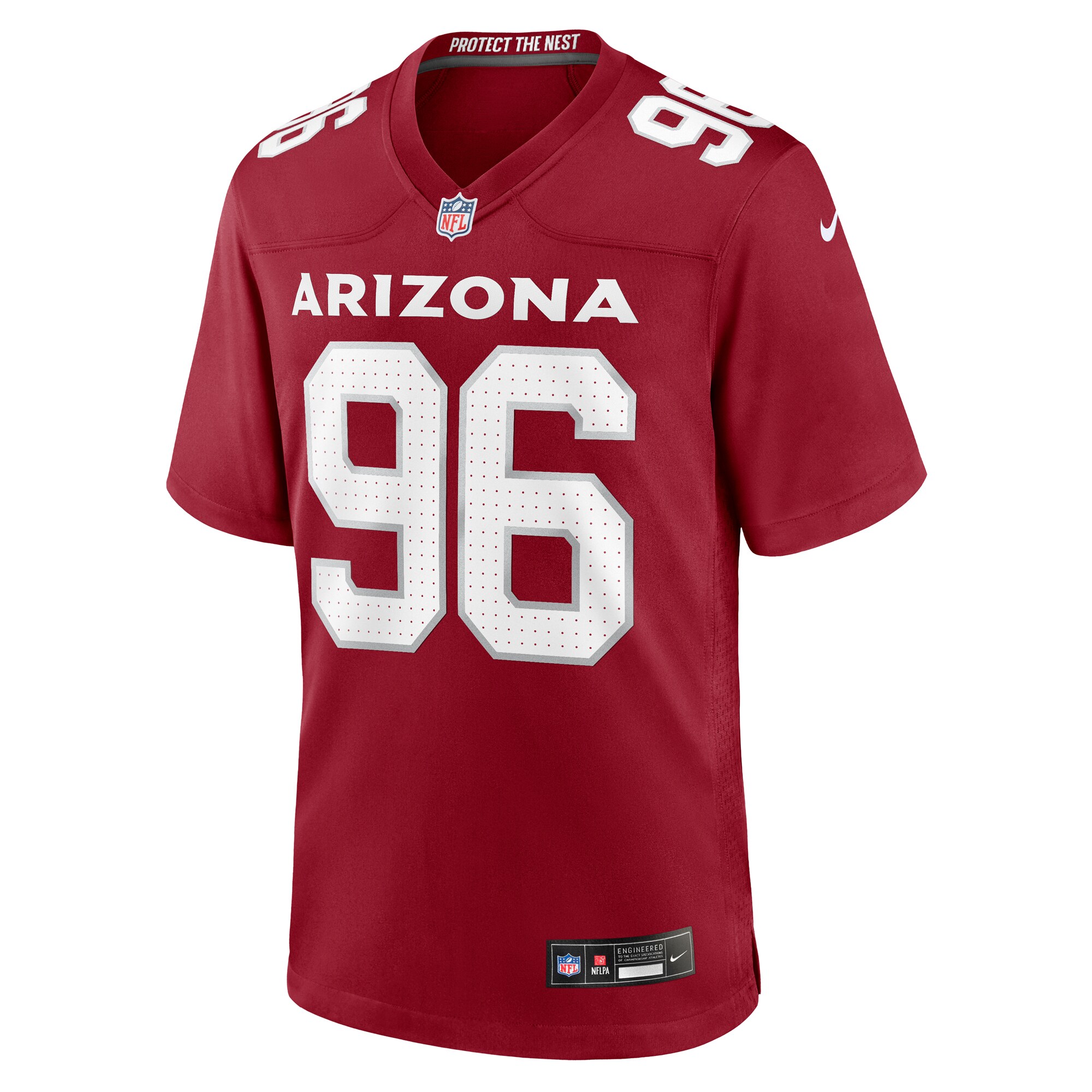 Alternative view of Men's Arizona Cardinals Eric Banks Cardinal Game Jersey JS1878 nicesnker
