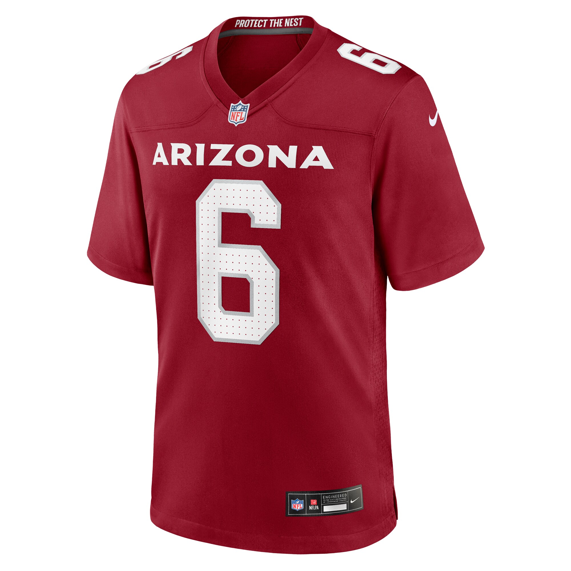 Alternative view of Men's Arizona Cardinals James Conner Cardinal Home Game Jersey JS1666 nicesnker