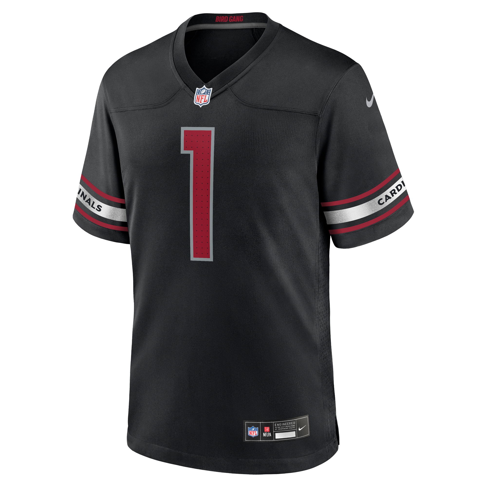Alternative view of Men's Arizona Cardinals Kyler Murray Black Game Jersey JS5018 nicesnker
