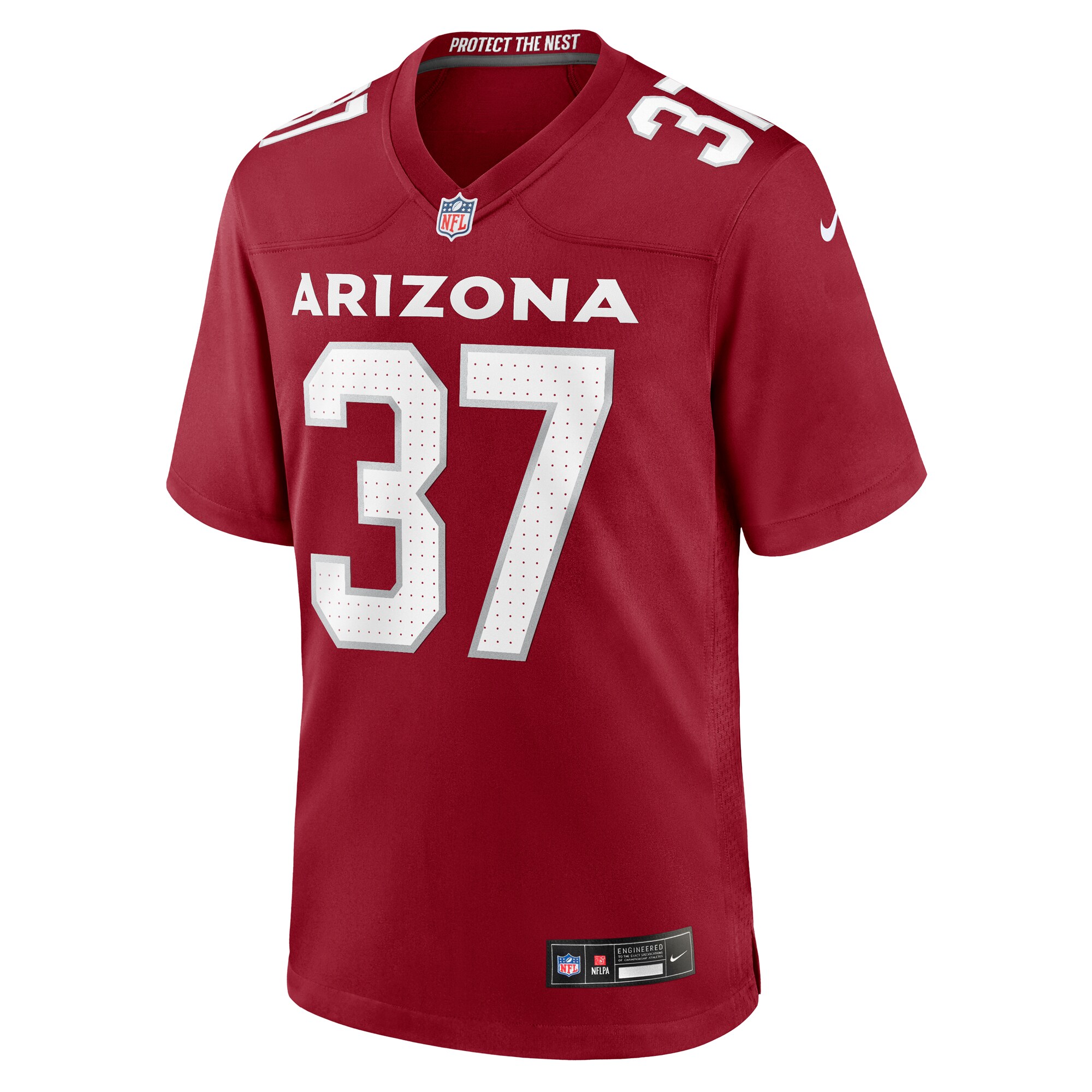 Alternative view of Men's Arizona Cardinals Marlon Mack Cardinal Team Game Jersey JS6398 nicesnker