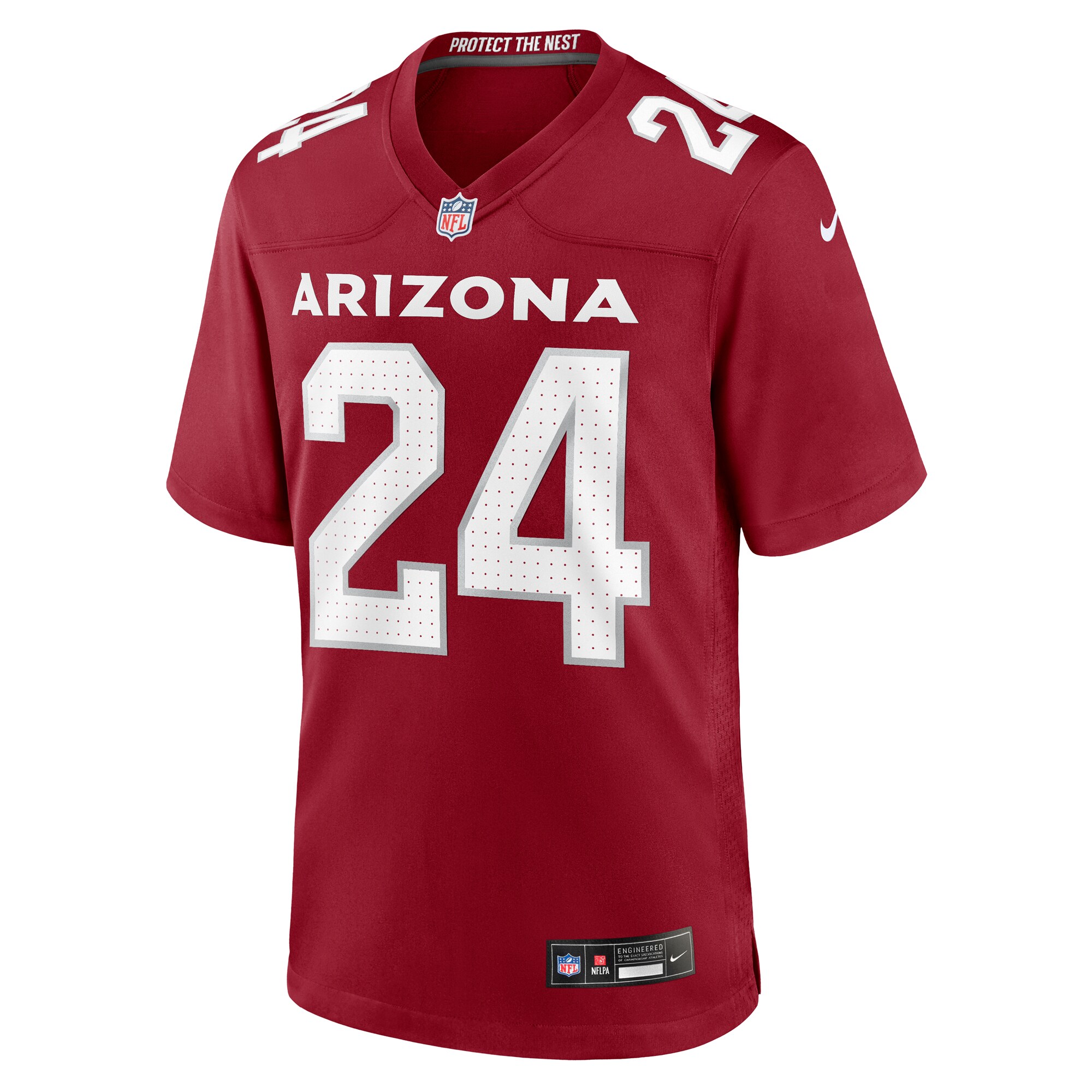 Alternative view of Men's Arizona Cardinals Rashad Fenton Cardinal Game Player Jersey JS6658 nicesnker
