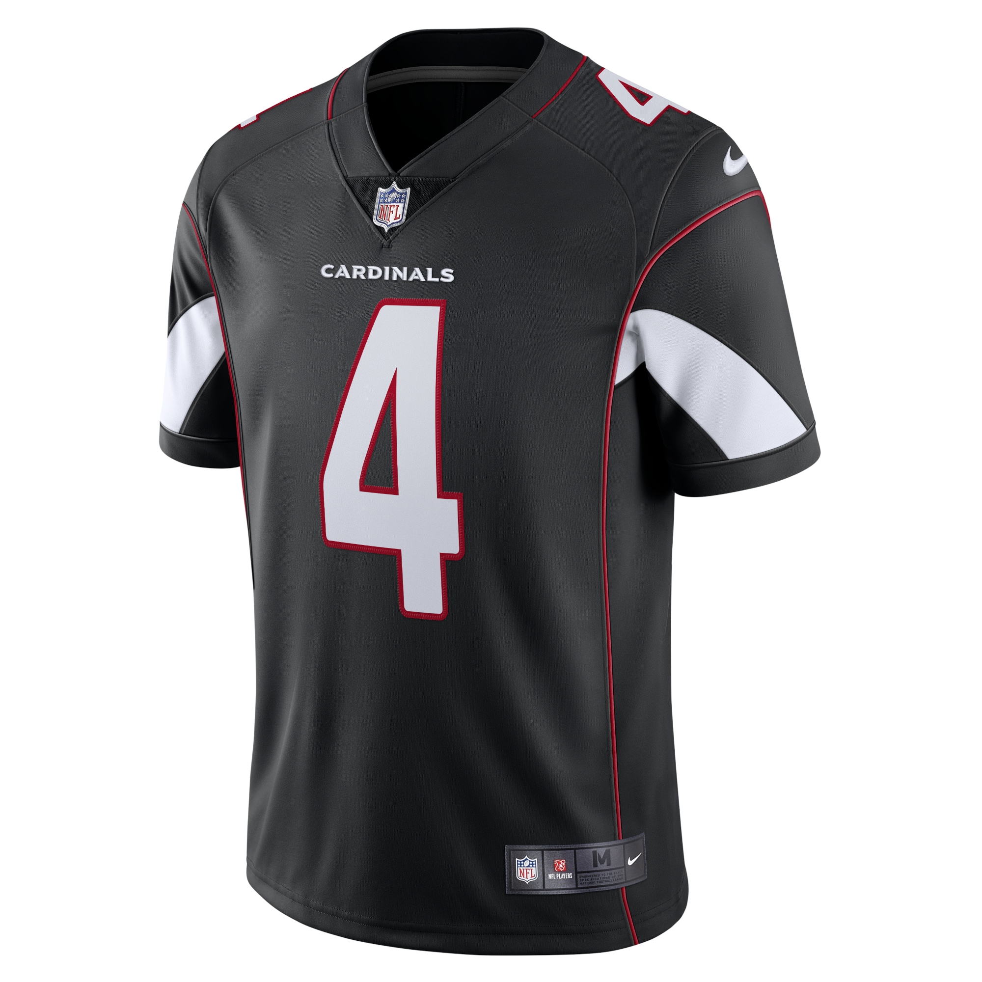 Alternative view of Men's Arizona Cardinals Rondale Moore Black Alternate Vapor Limited Jersey JS3324 nicesnker