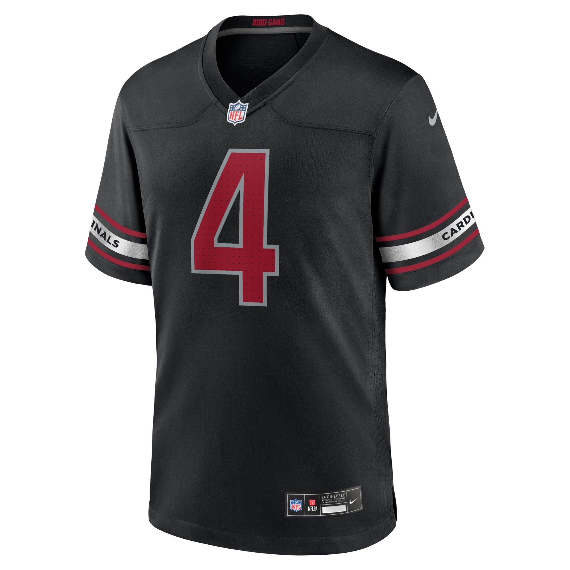 Alternative view of Men's Arizona Cardinals Rondale Moore Black Game Jersey JS6314 nicesnker