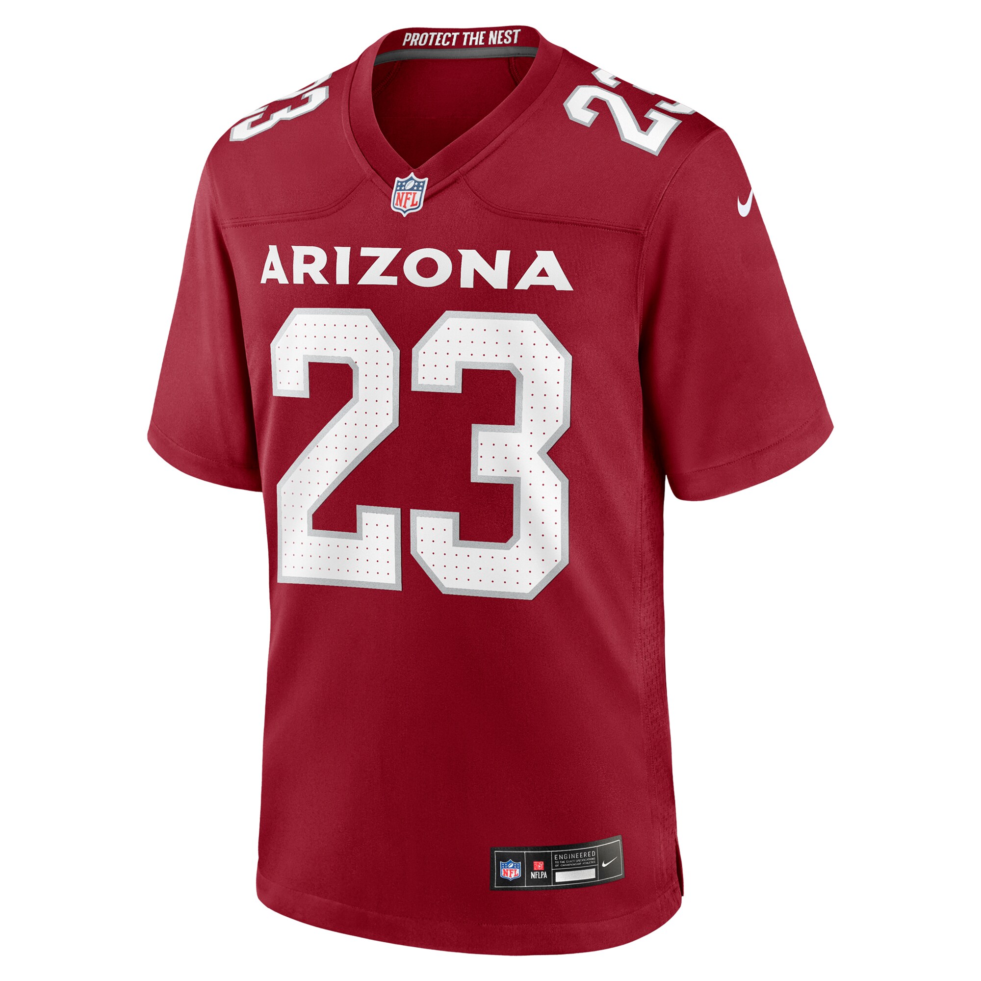 Alternative view of Men's Arizona Cardinals Sean Murphy-Bunting Cardinal Team Game Jersey JS5676 nicesnker