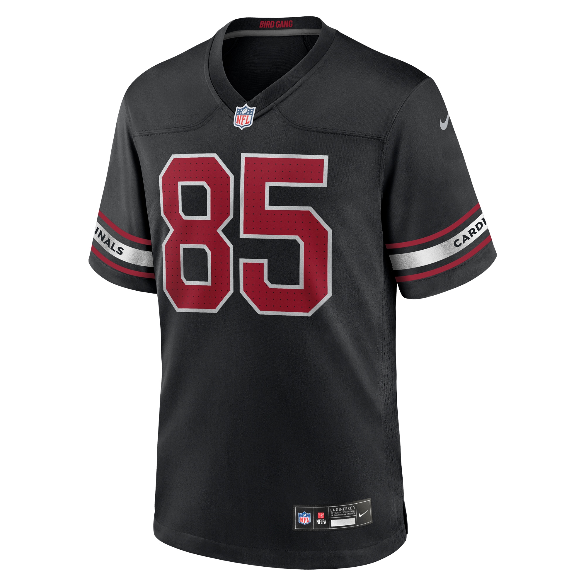 Alternative view of Men's Arizona Cardinals Trey McBride Black Alternate Game Jersey JS8847 nicesnker