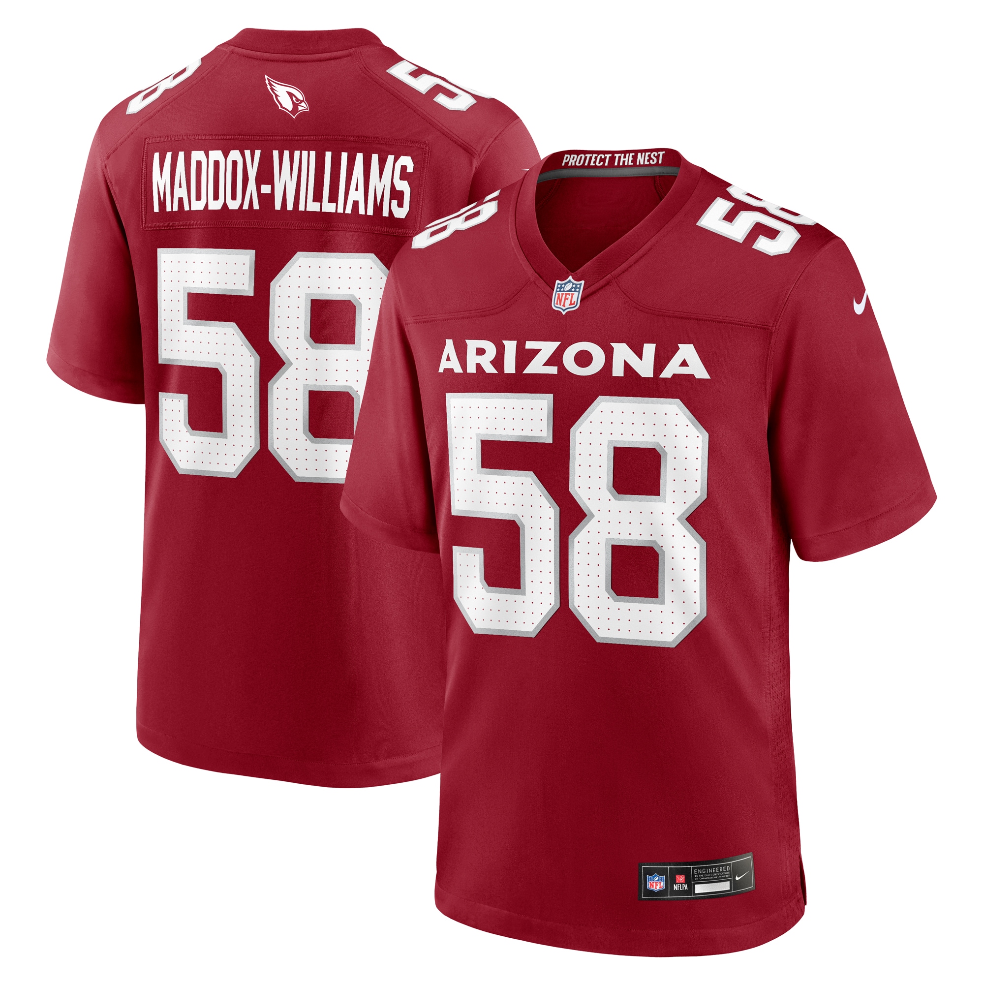 Men's Arizona Cardinals Tyreek Maddox-Williams Cardinal Game Jersey JS3937 nicesnker