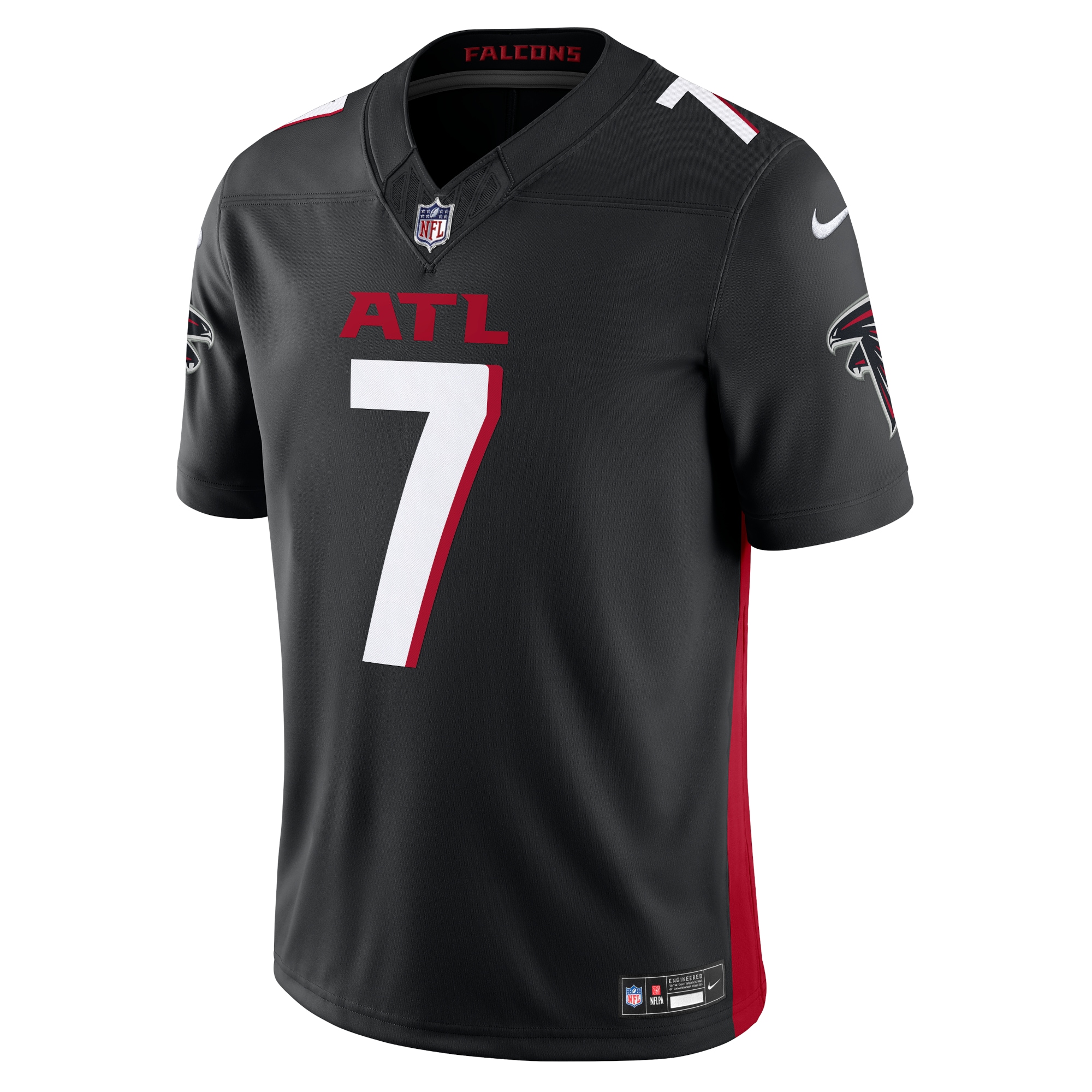 Alternative view of Men's Atlanta Falcons Bijan Robinson Black Vapor F.U.S.E. Limited Jersey JS7397 nicesnker