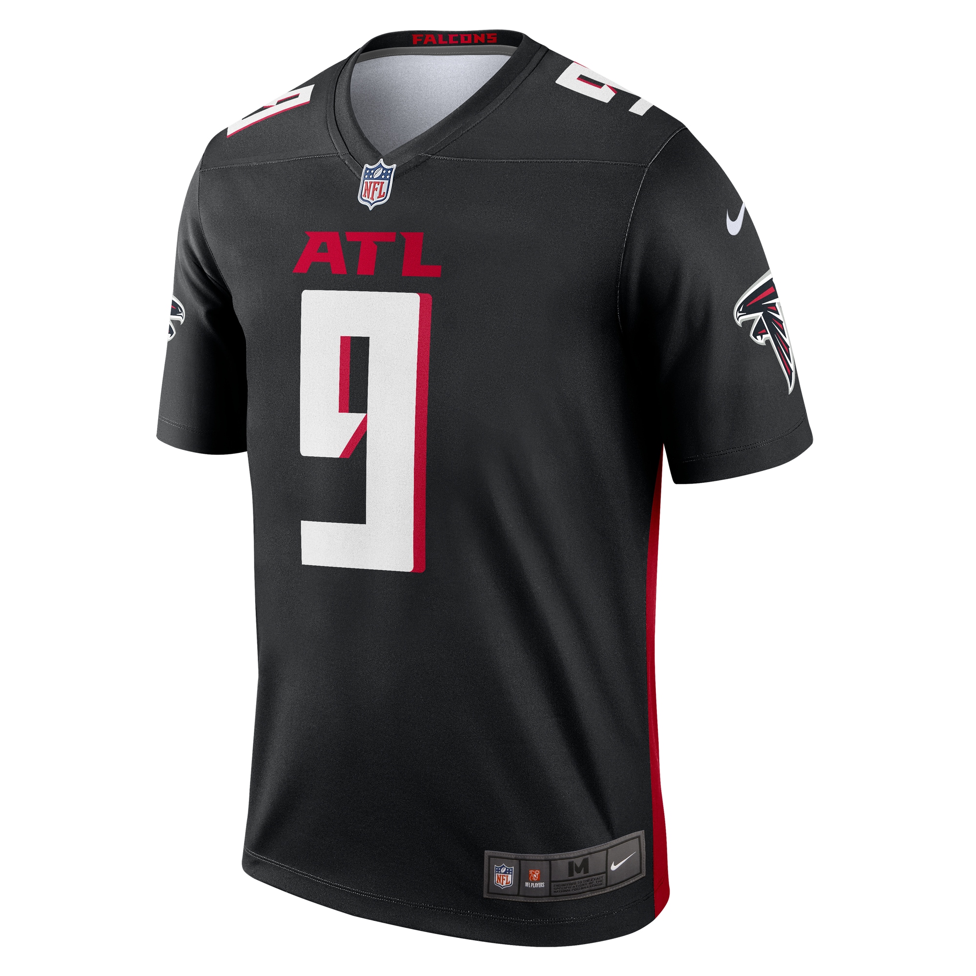Alternative view of Men's Atlanta Falcons Michael Penix Jr. Black Team Legend Player Performance Top JS5491 nicesnker