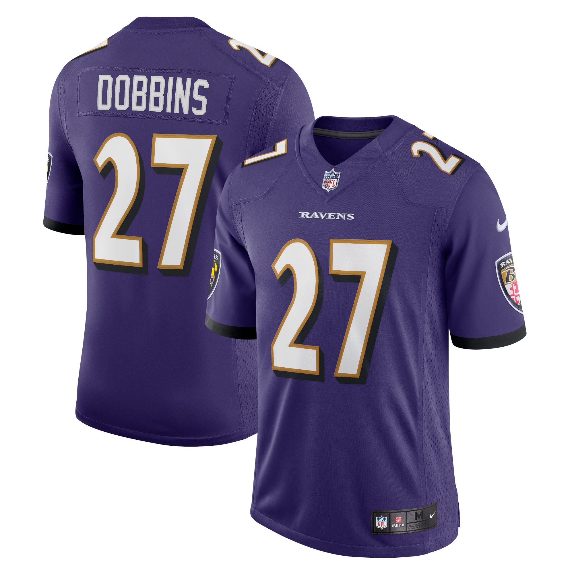 Men's Baltimore Ravens J.K. Dobbins Purple Vapor Limited Jersey JS4170 nicesnker