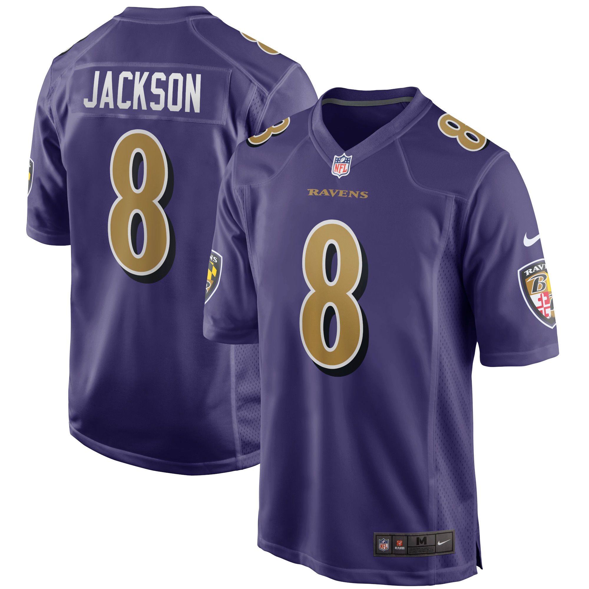 Men's Baltimore Ravens Lamar Jackson Purple Alternate Game Jersey JS9046 nicesnker