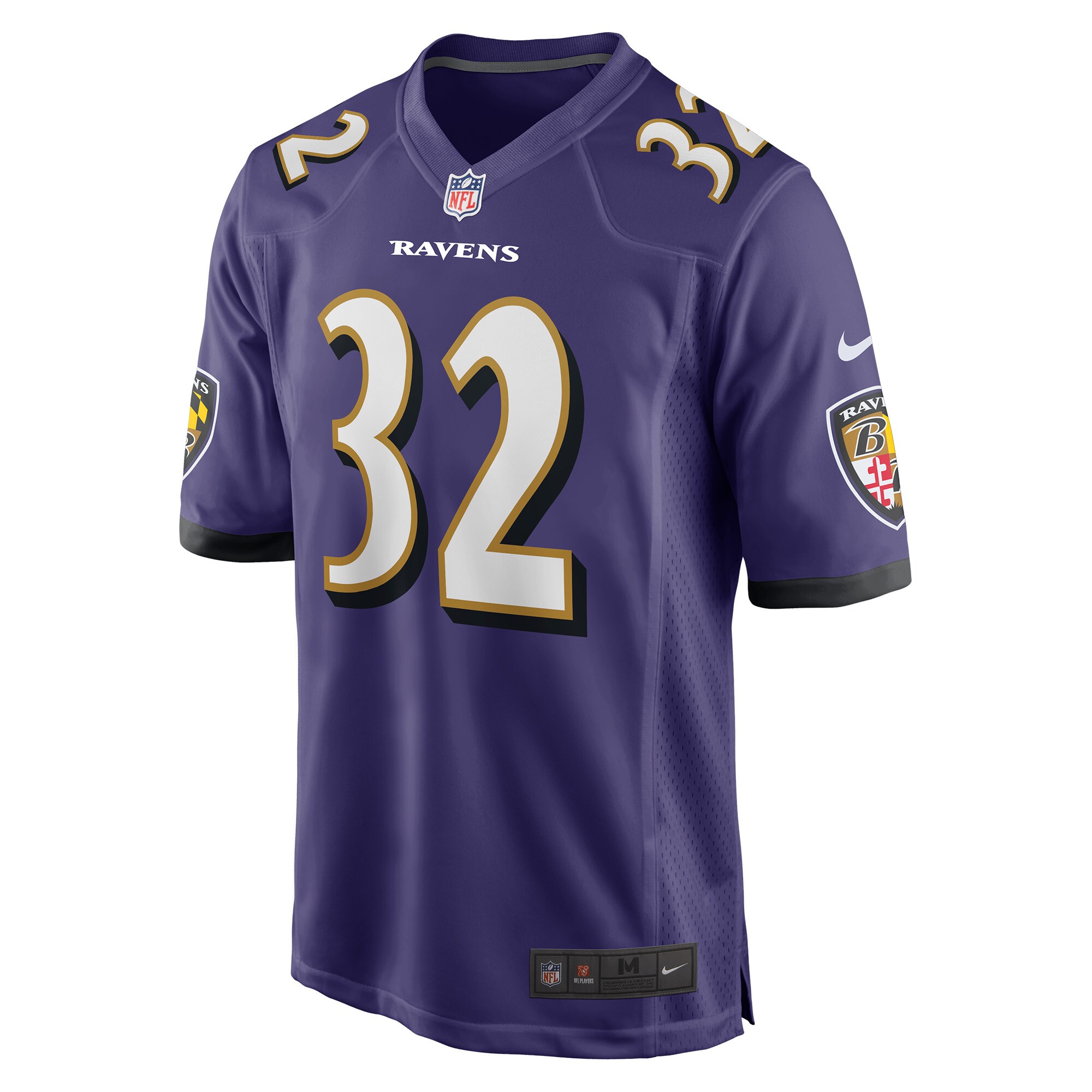 Alternative view of Men's Baltimore Ravens Marcus Williams Purple Player Game Jersey JS7380 nicesnker
