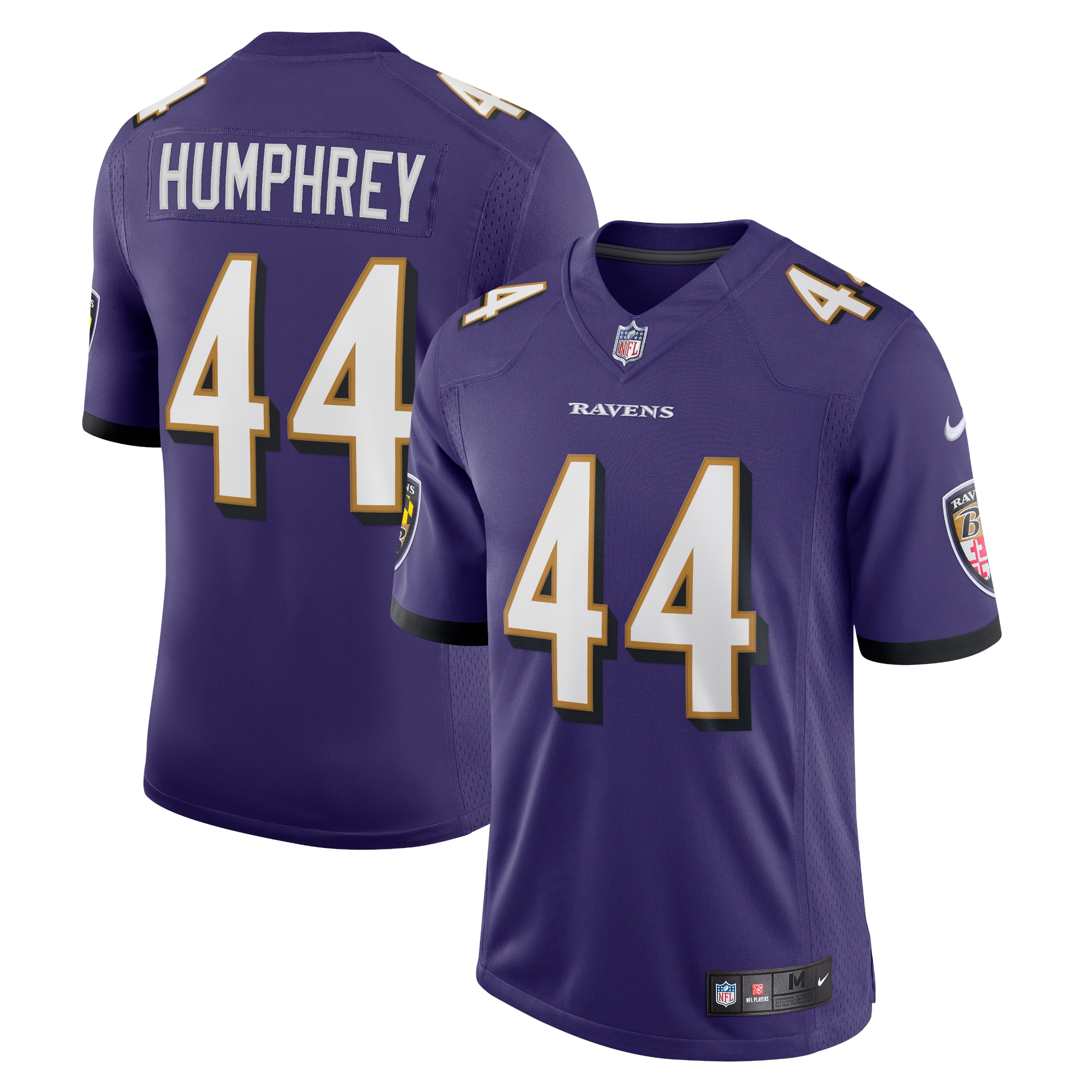 Men's Baltimore Ravens Marlon Humphrey Purple Vapor Limited Jersey JS9065 nicesnker