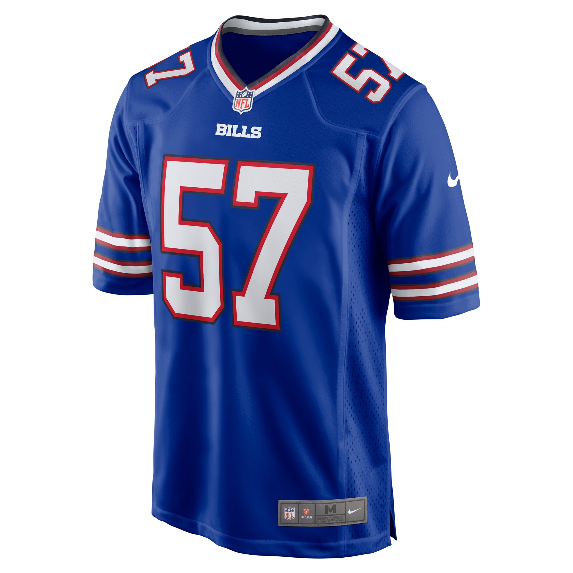 Alternative view of Men's Buffalo Bills A.J. Epenesa Royal Game Player Jersey JS7384 nicesnker