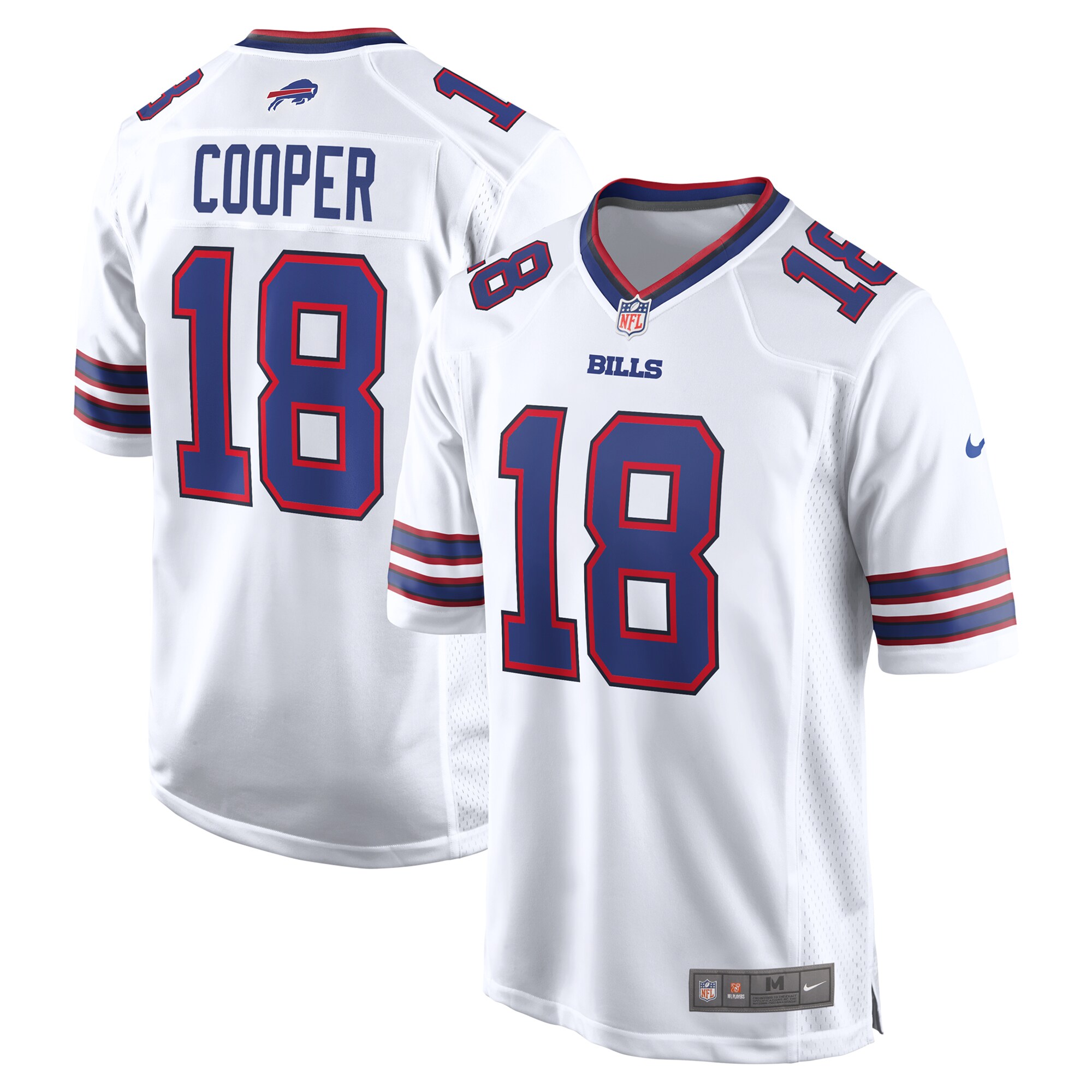 Men's Buffalo Bills Amari Cooper White Game Jersey JS8565 nicesnker