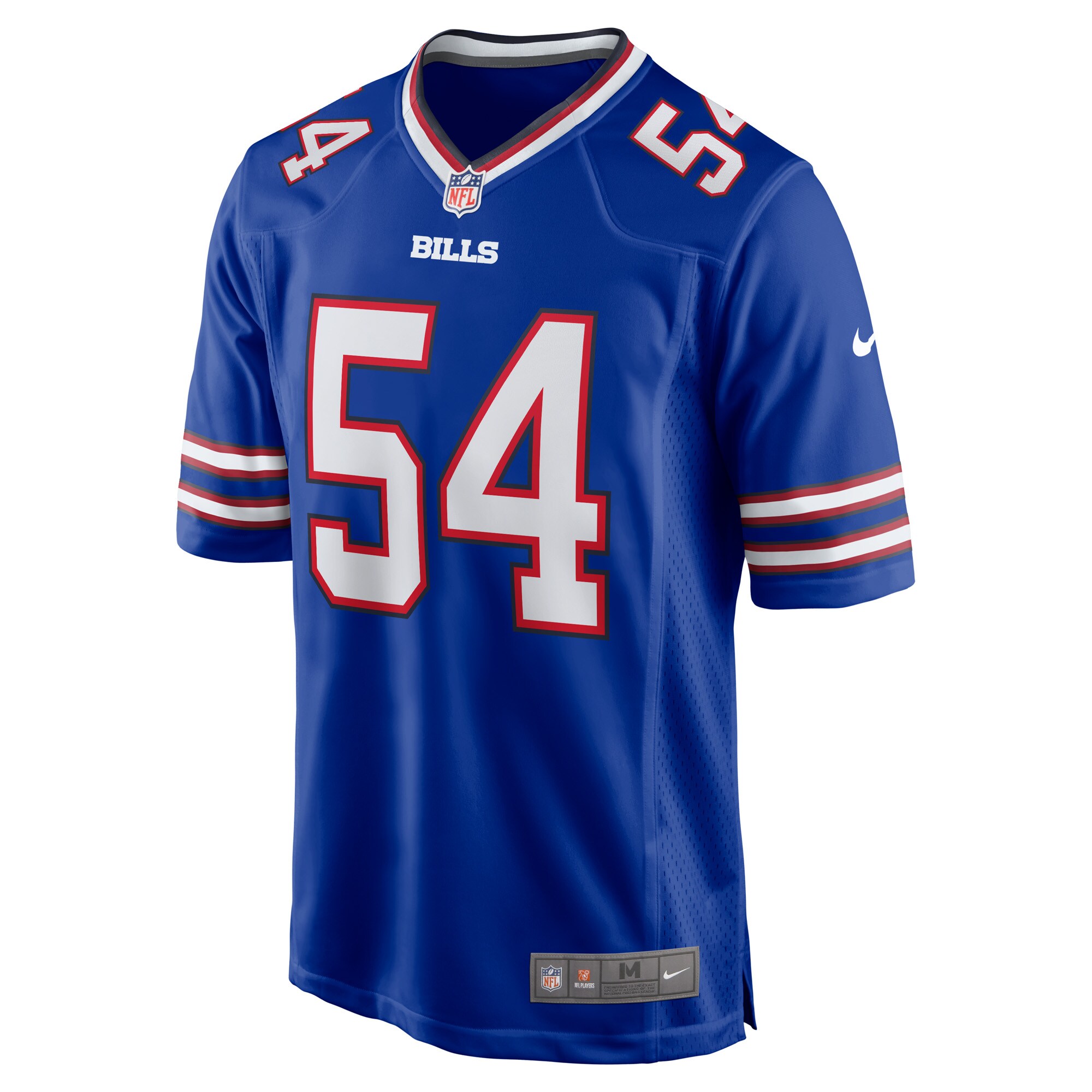 Alternative view of Men's Buffalo Bills Baylon Spector Royal Game Jersey JS8250 nicesnker
