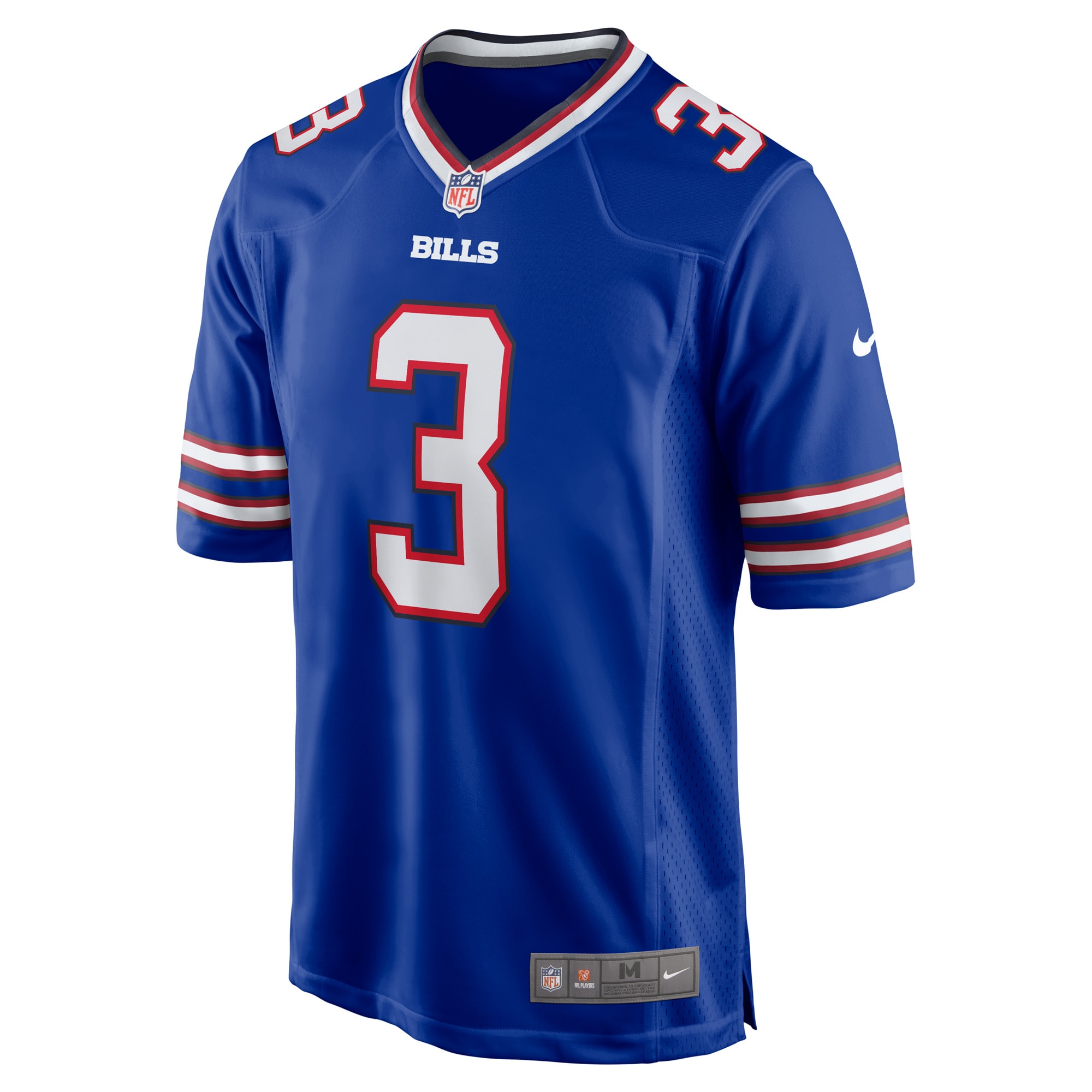 Alternative view of Men's Buffalo Bills Damar Hamlin Royal Game Jersey JS2870 nicesnker