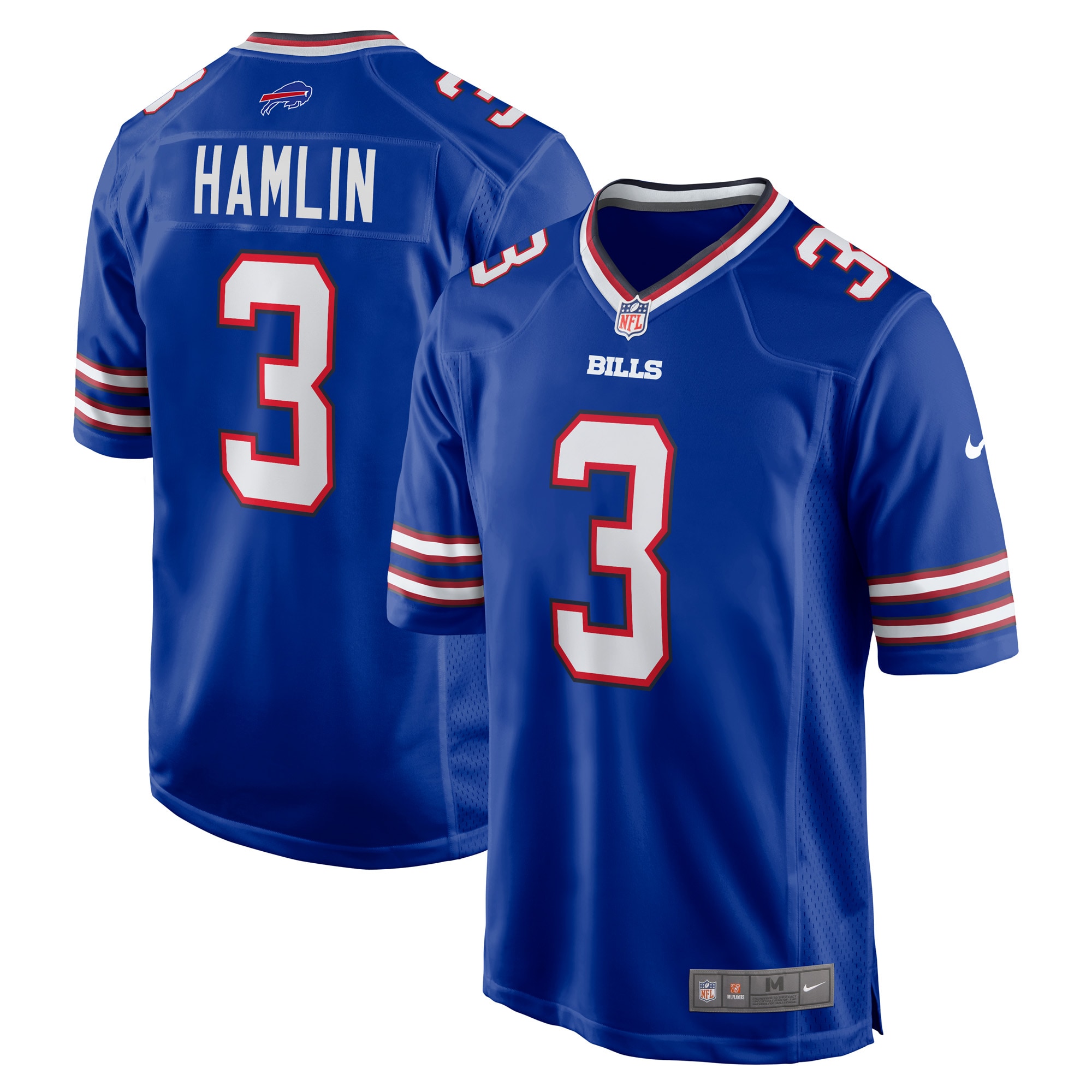 Men's Buffalo Bills Damar Hamlin Royal Game Jersey JS2870 nicesnker
