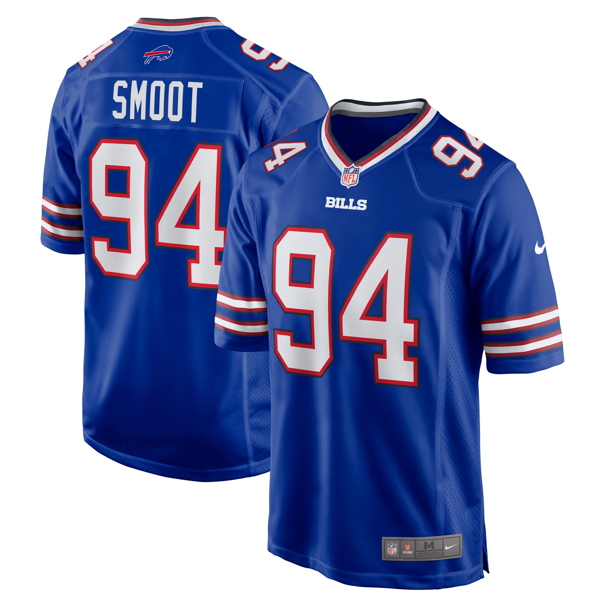 Men's Buffalo Bills Dawuane Smoot Royal Game Jersey JS3381 nicesnker