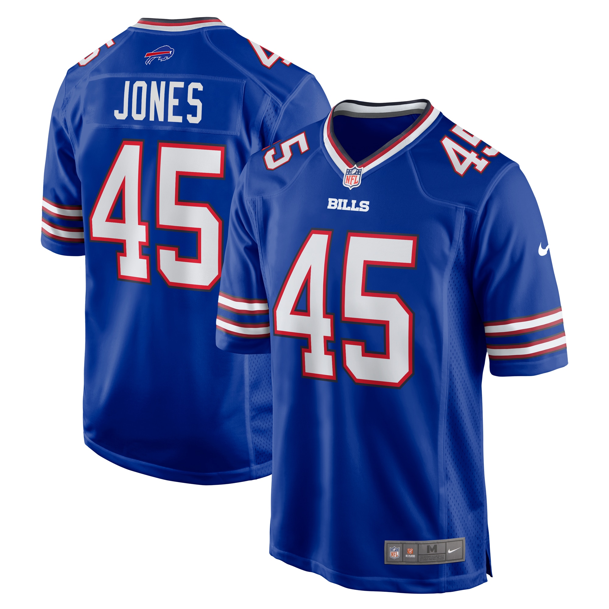 Men's Buffalo Bills Deion Jones Royal Game Jersey JS5529 nicesnker
