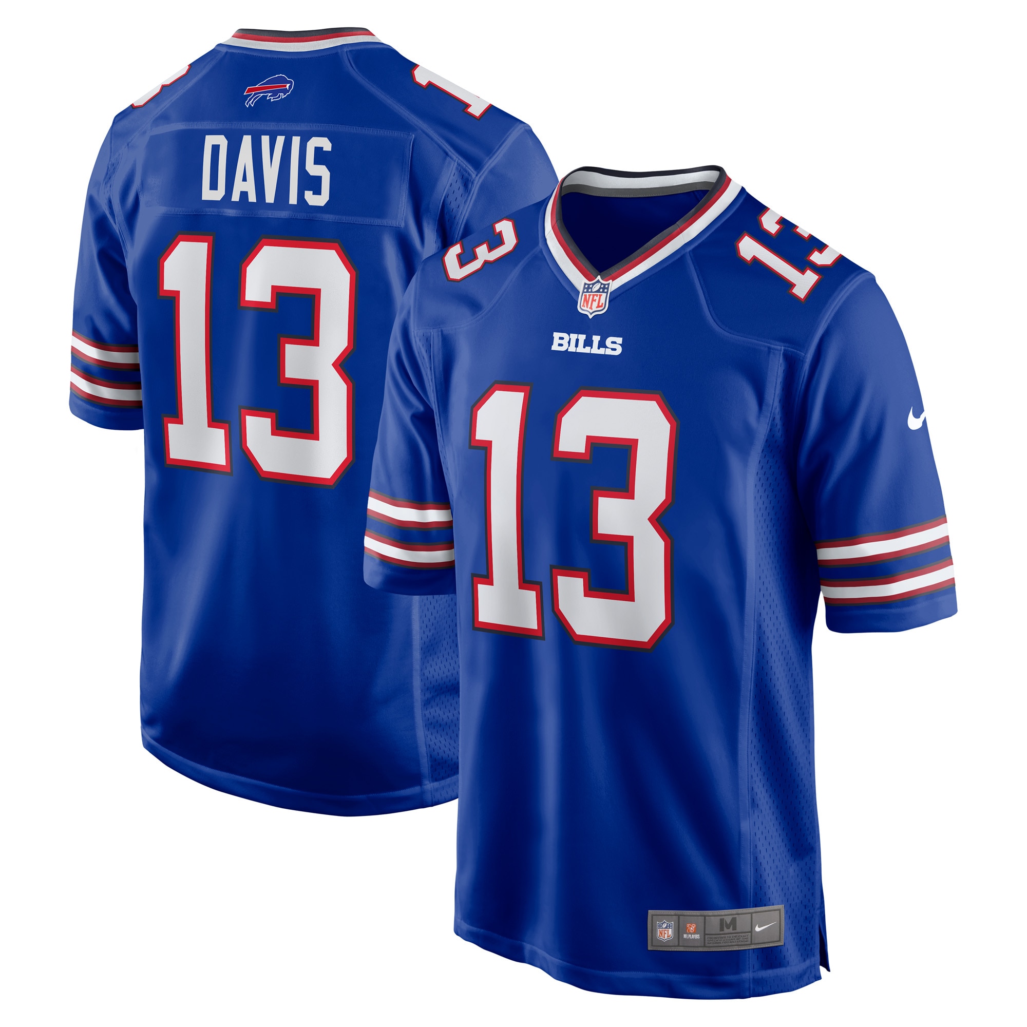 Men's Buffalo Bills Gabriel Davis Royal Team Game Player Jersey JS3153 nicesnker