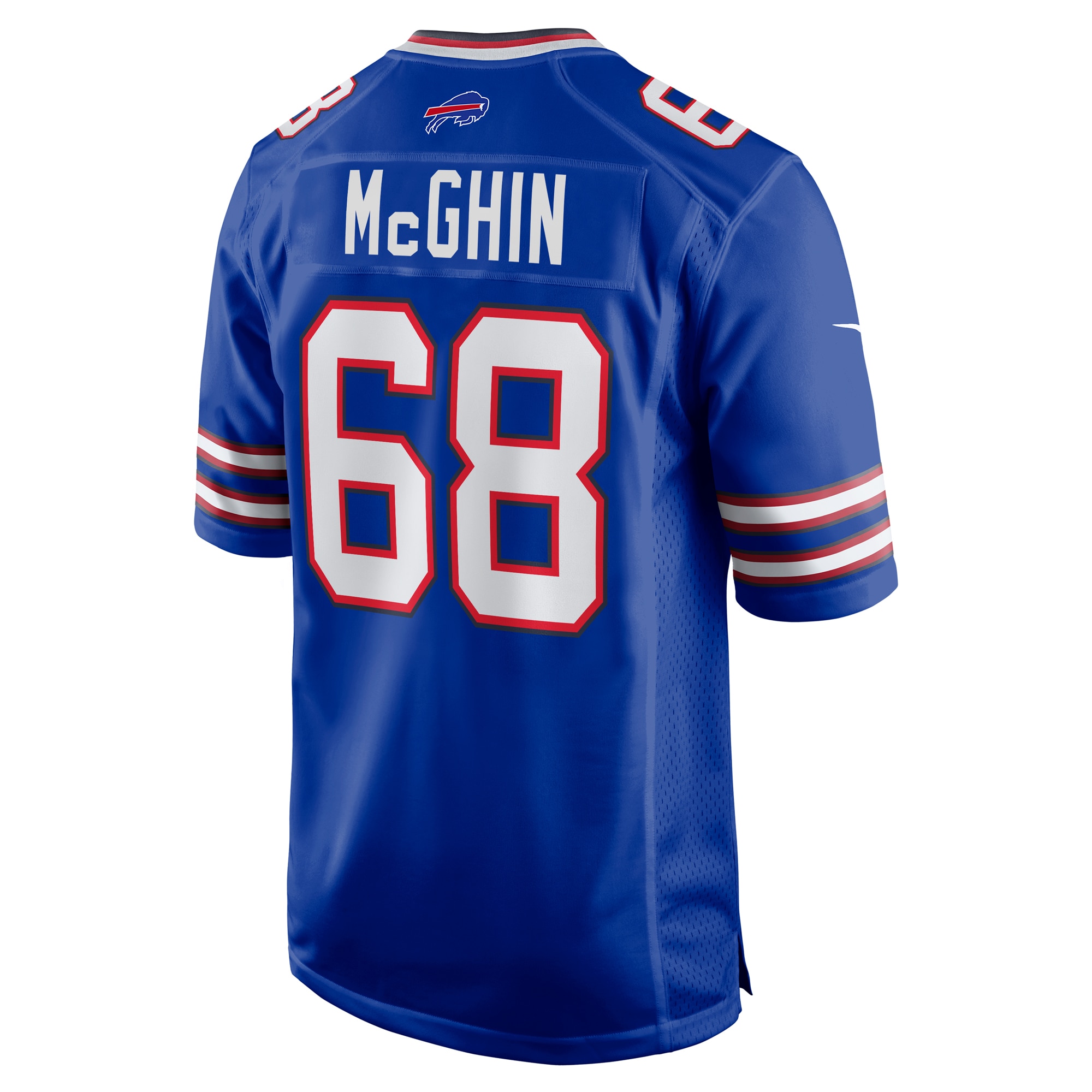 Men's Buffalo Bills Garrett McGhin Royal Team Game Jersey JS5040 nicesnker - Image 3